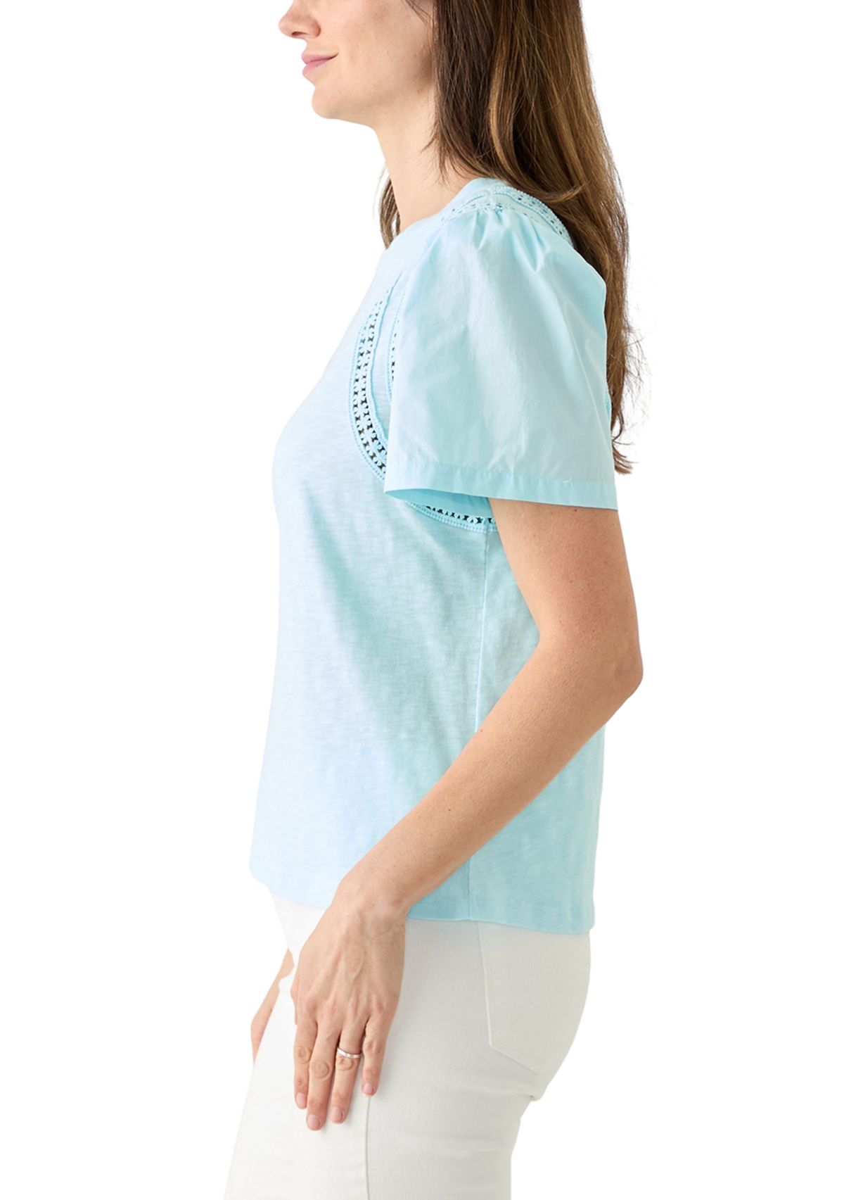 Womens Puff Sleeve Top