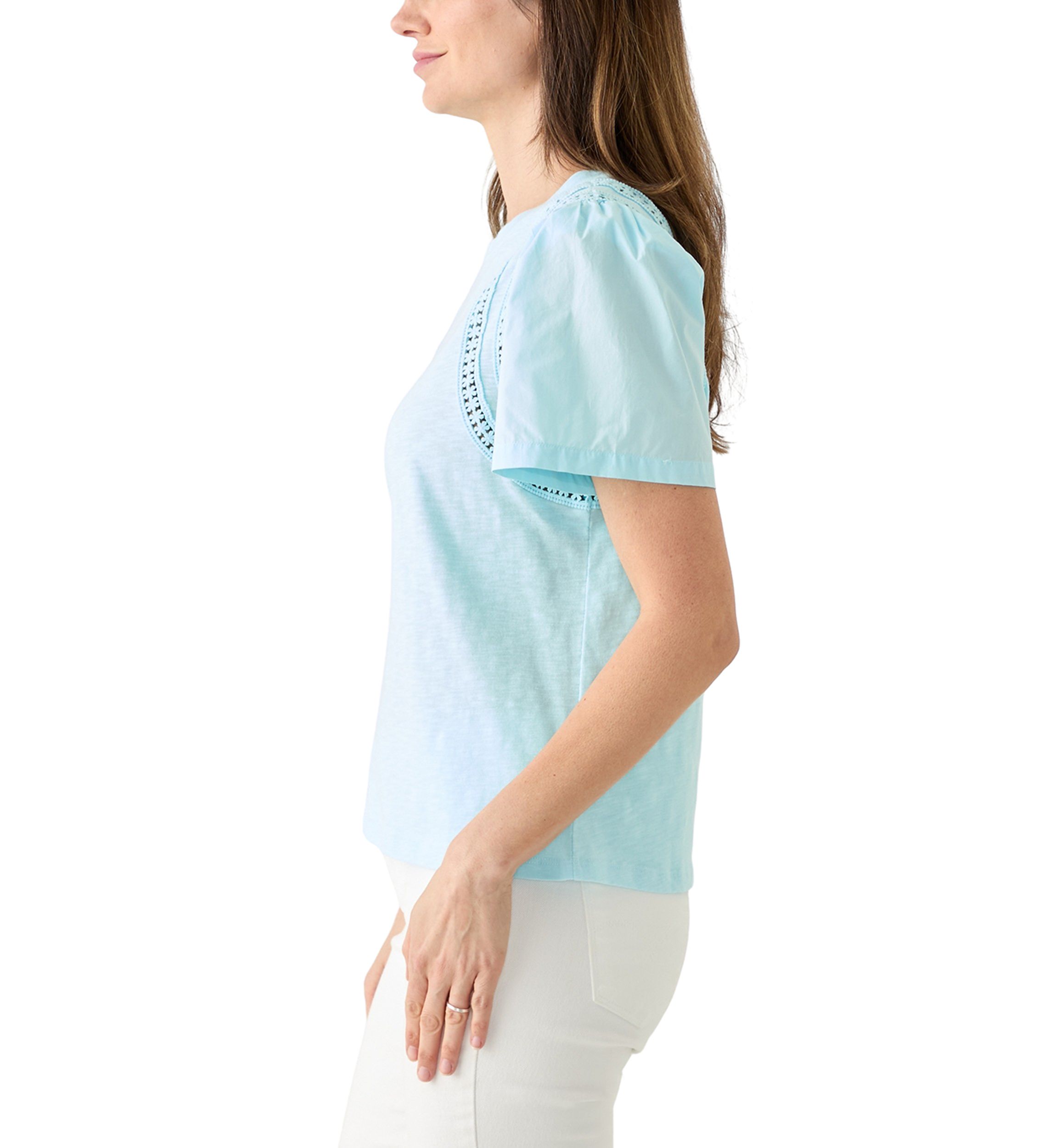 Womens Puff Sleeve Top