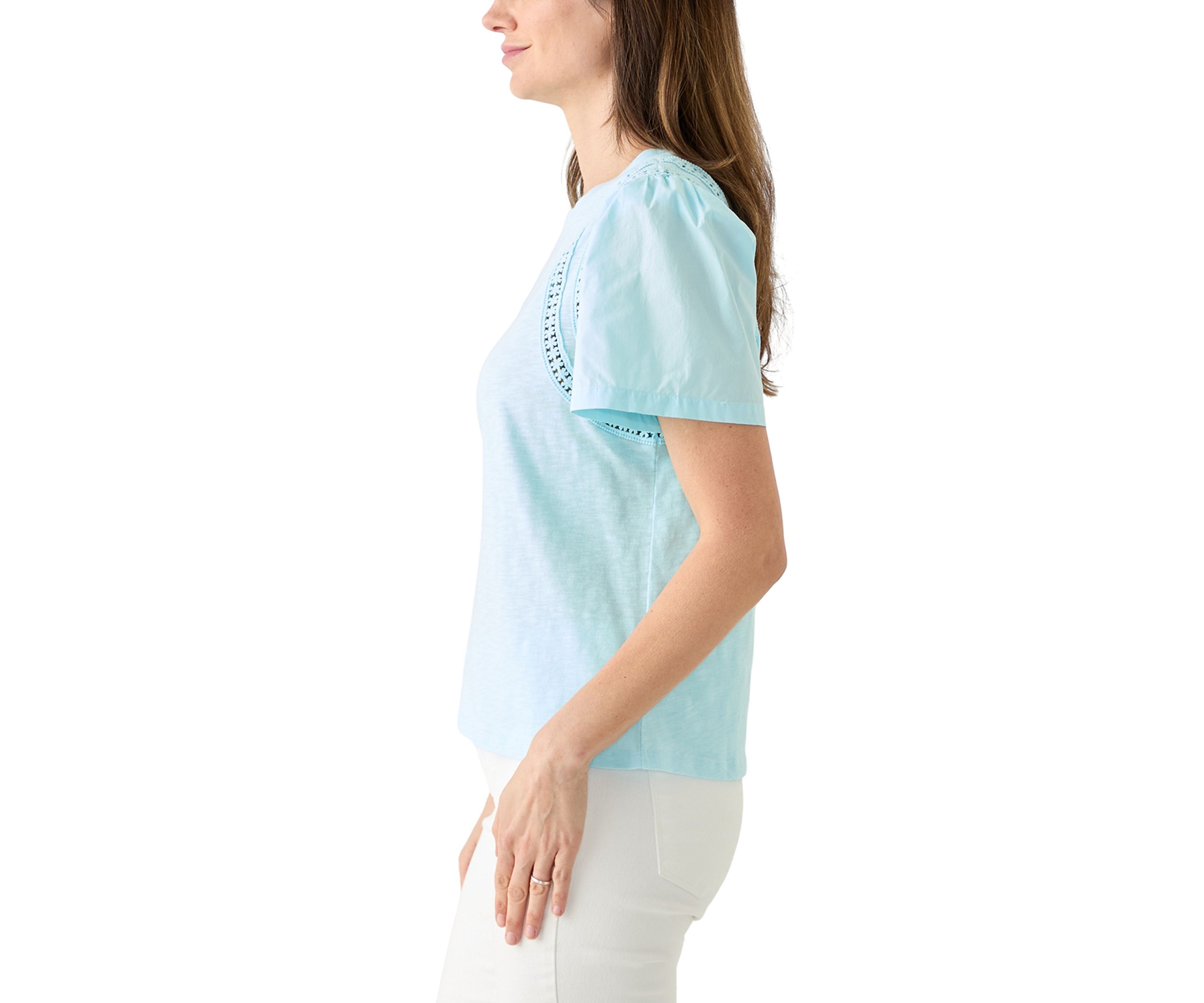 Womens Puff Sleeve Top