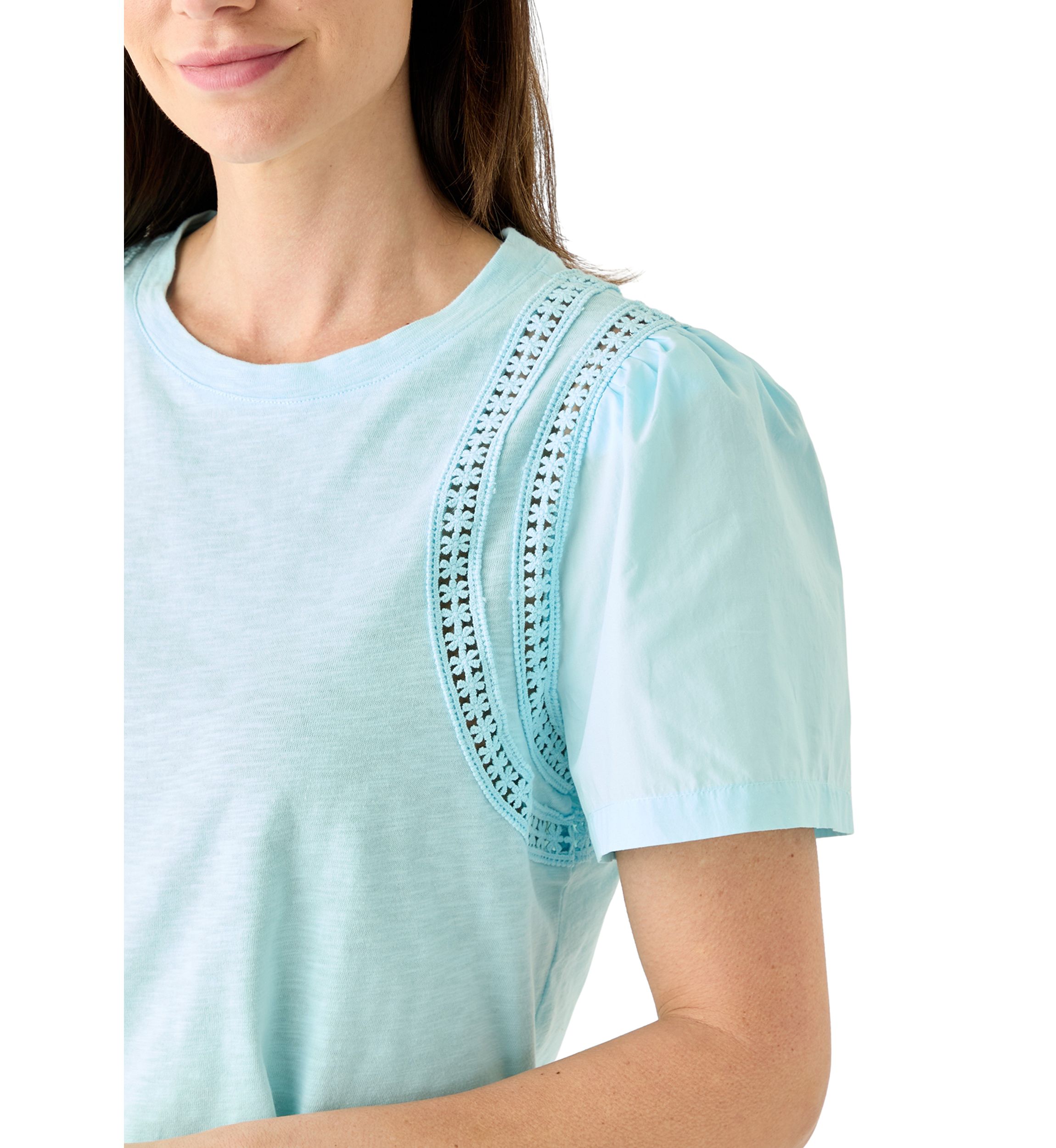 Womens Puff Sleeve Top