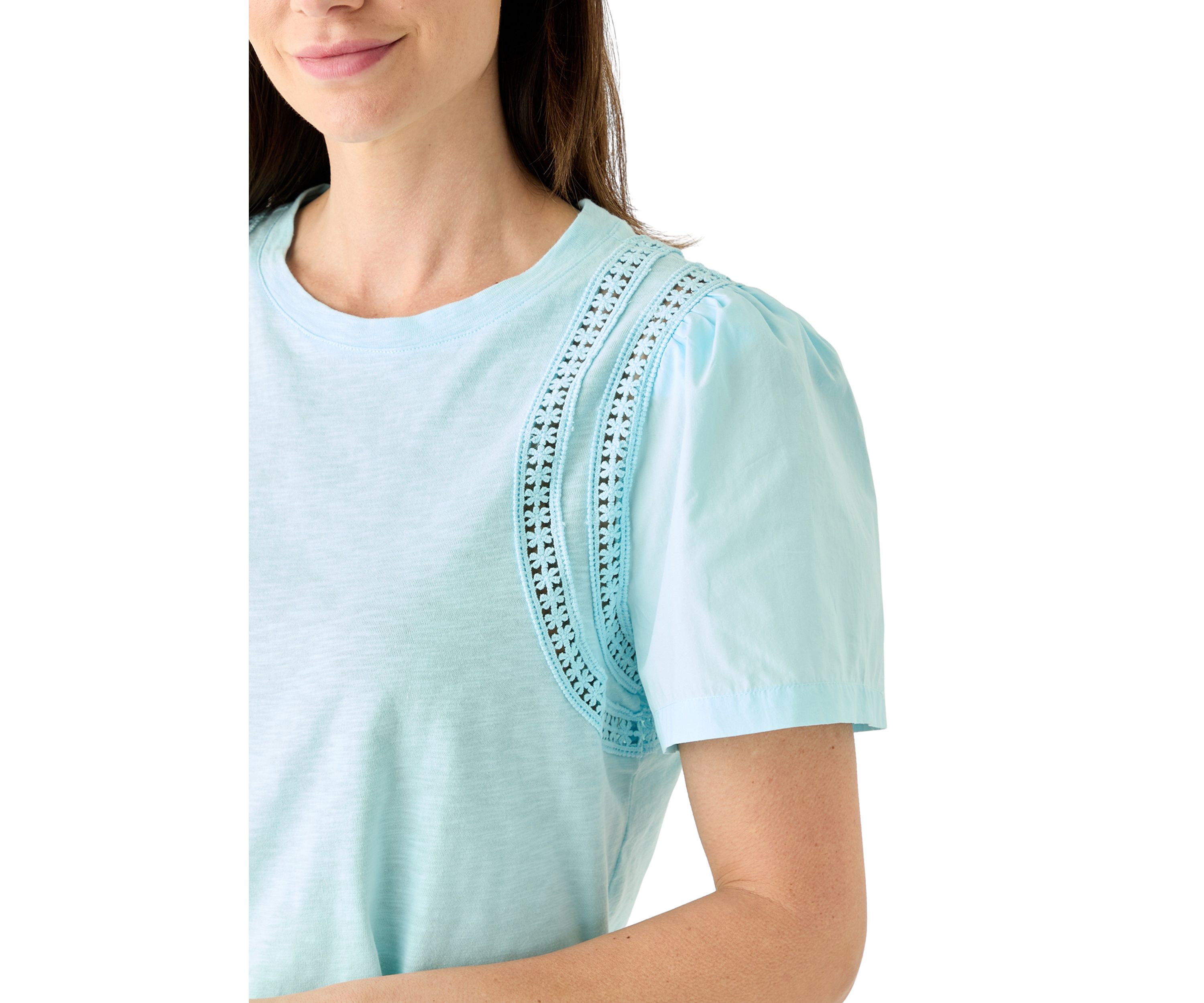 Womens Puff Sleeve Top