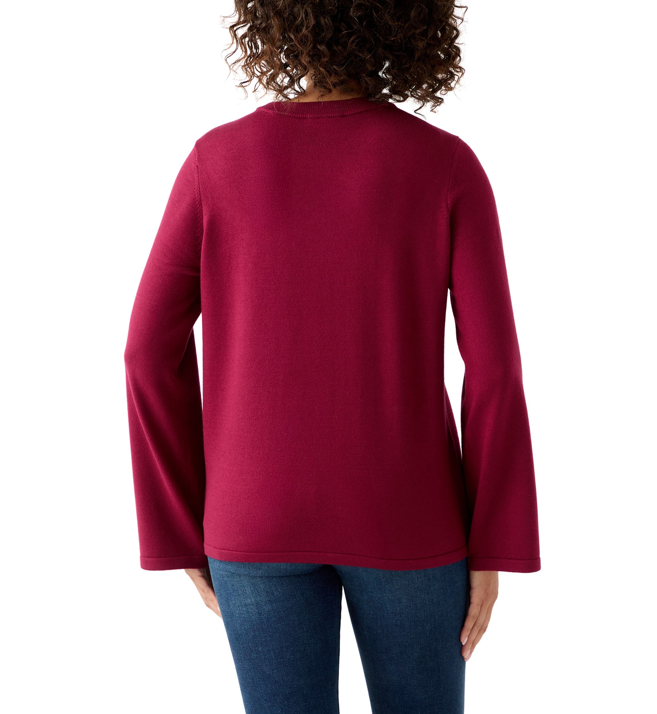 Floral Crew Neck Sweater