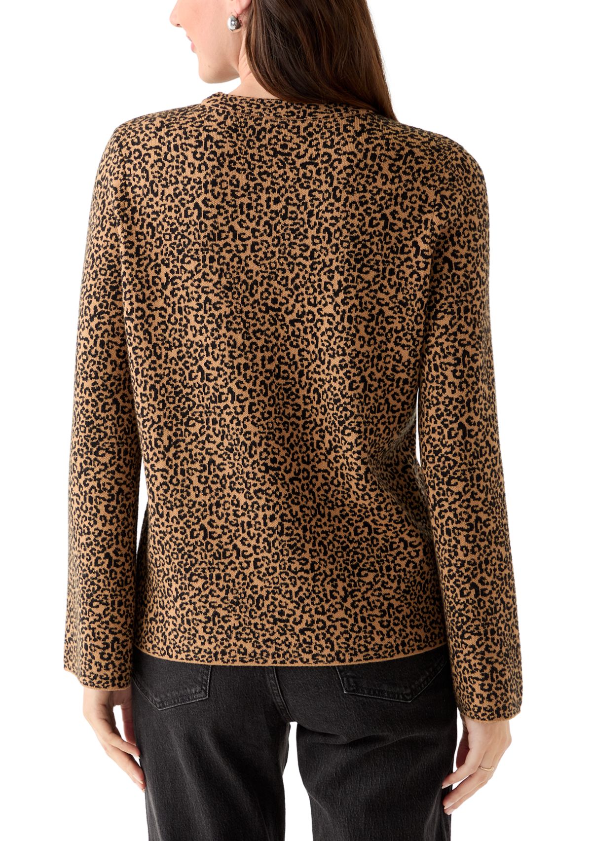 Womens Animal Print Sweater