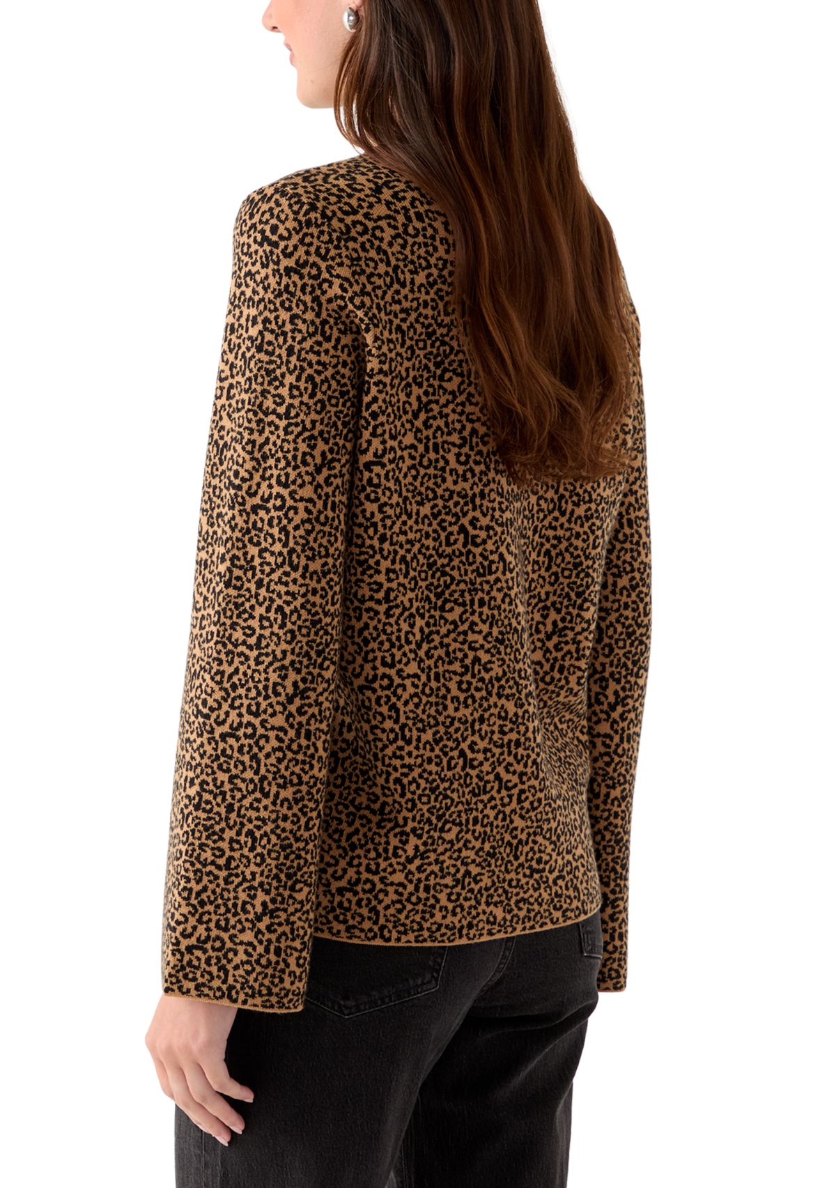 Womens Animal Print Sweater