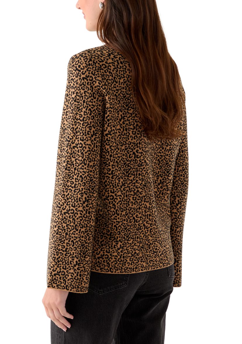 Womens Animal Print Sweater