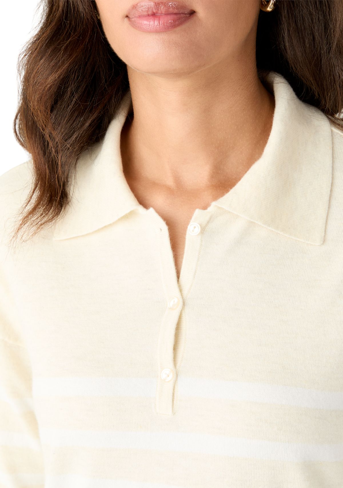Womens Collar Sweater