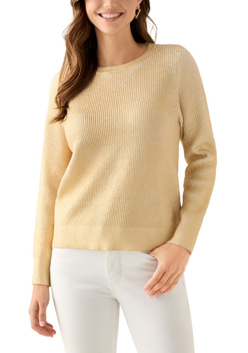 Womens Ribbed Sweater