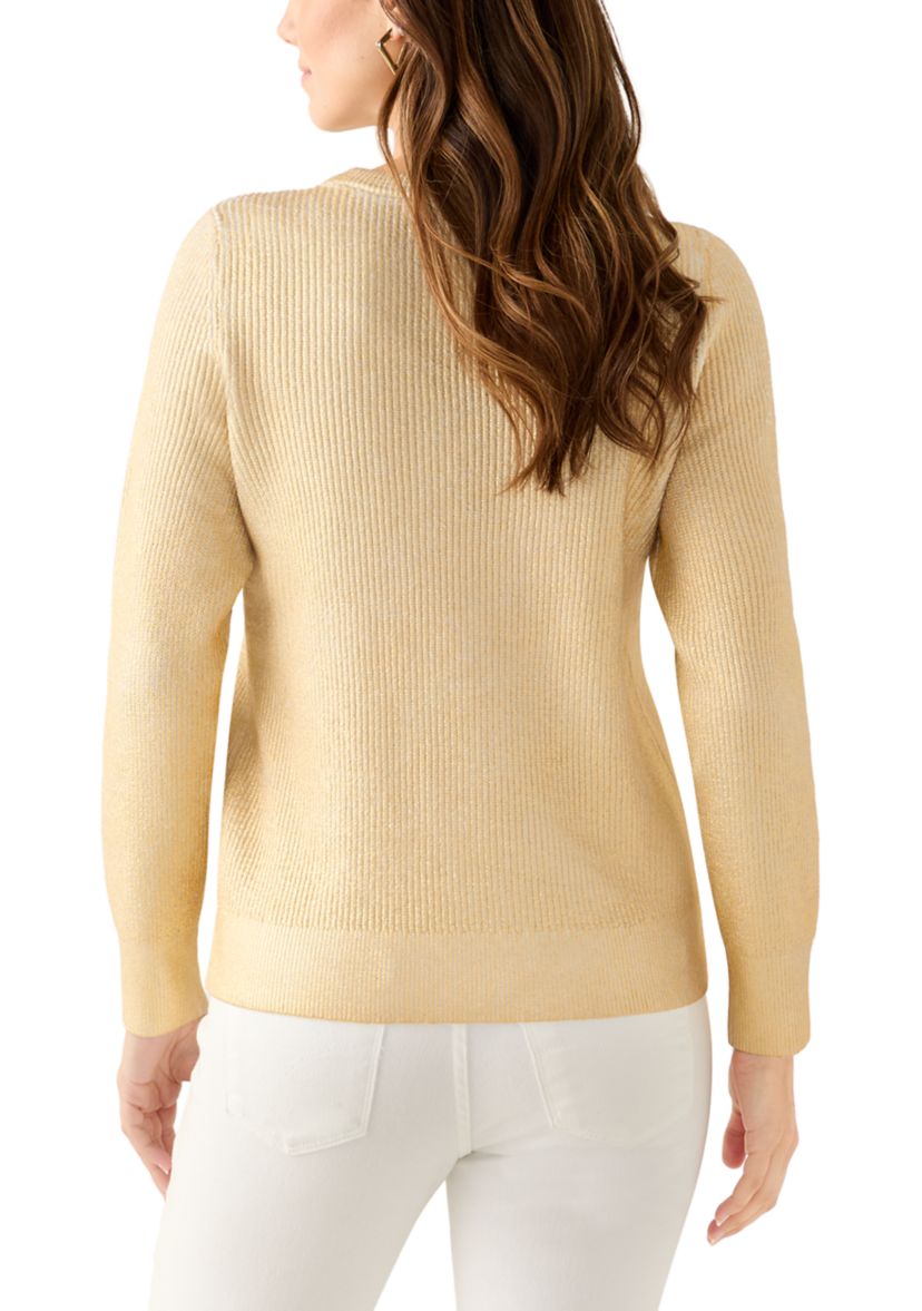 Womens Ribbed Sweater