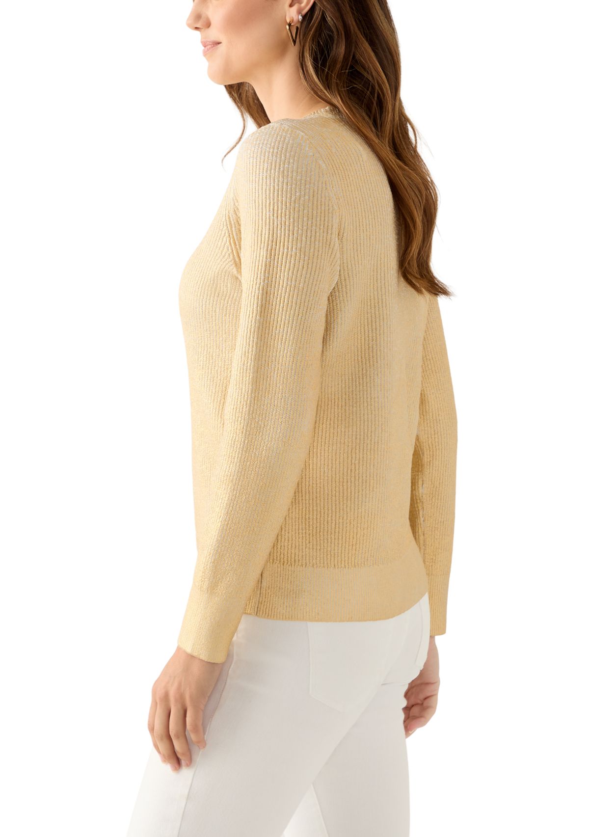 Womens Ribbed Sweater