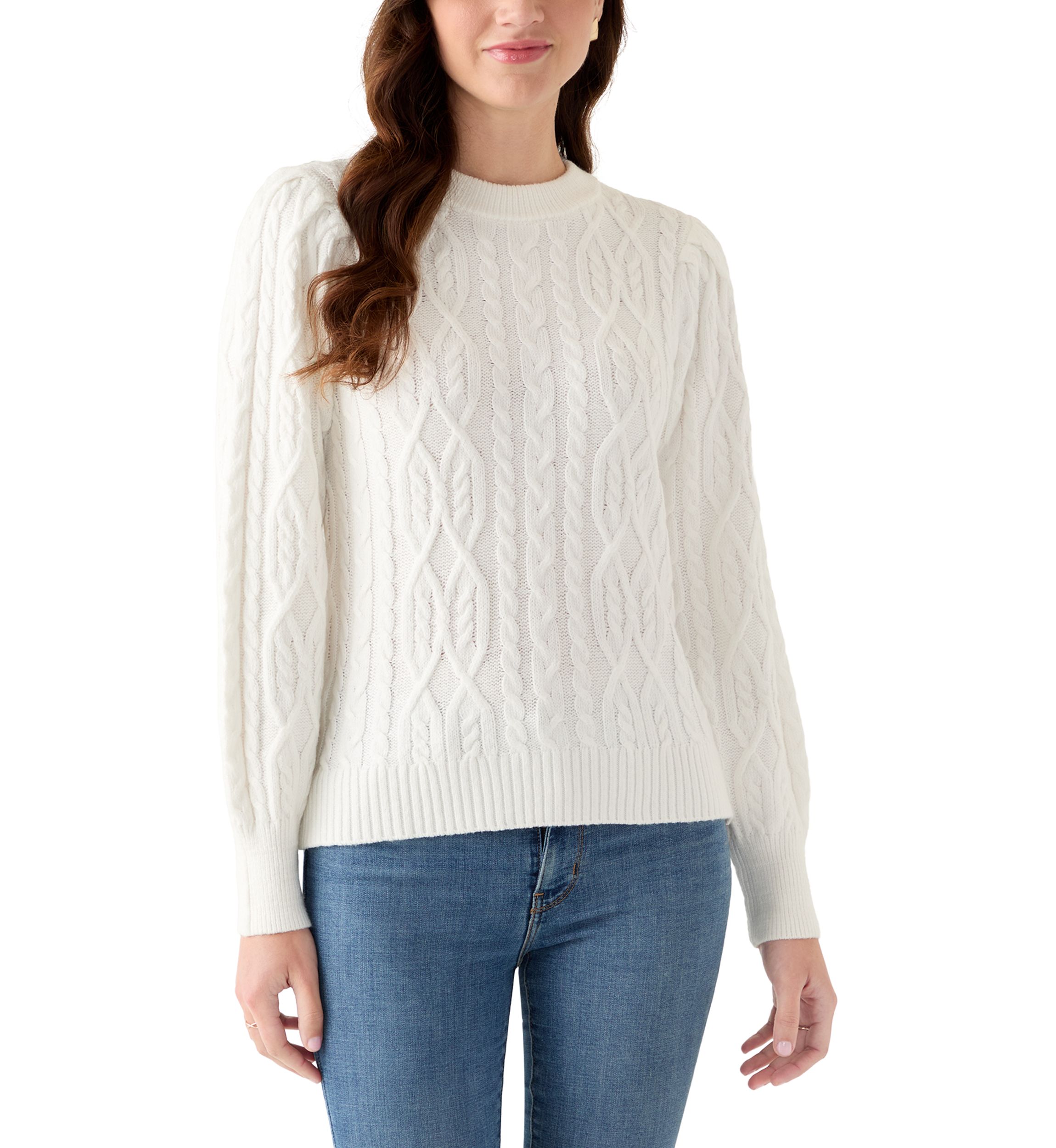 Womens Cable Sweater