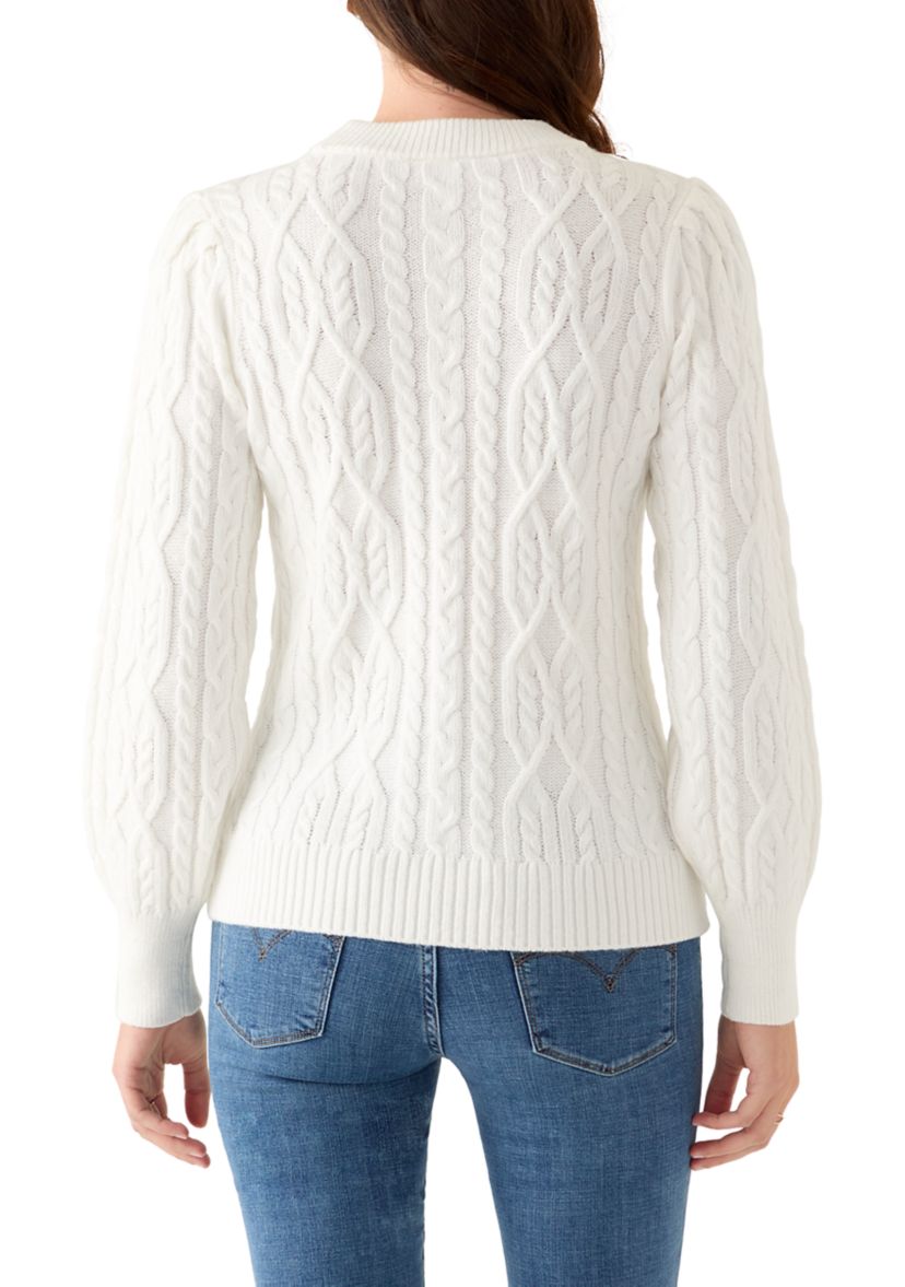 Womens Cable Sweater