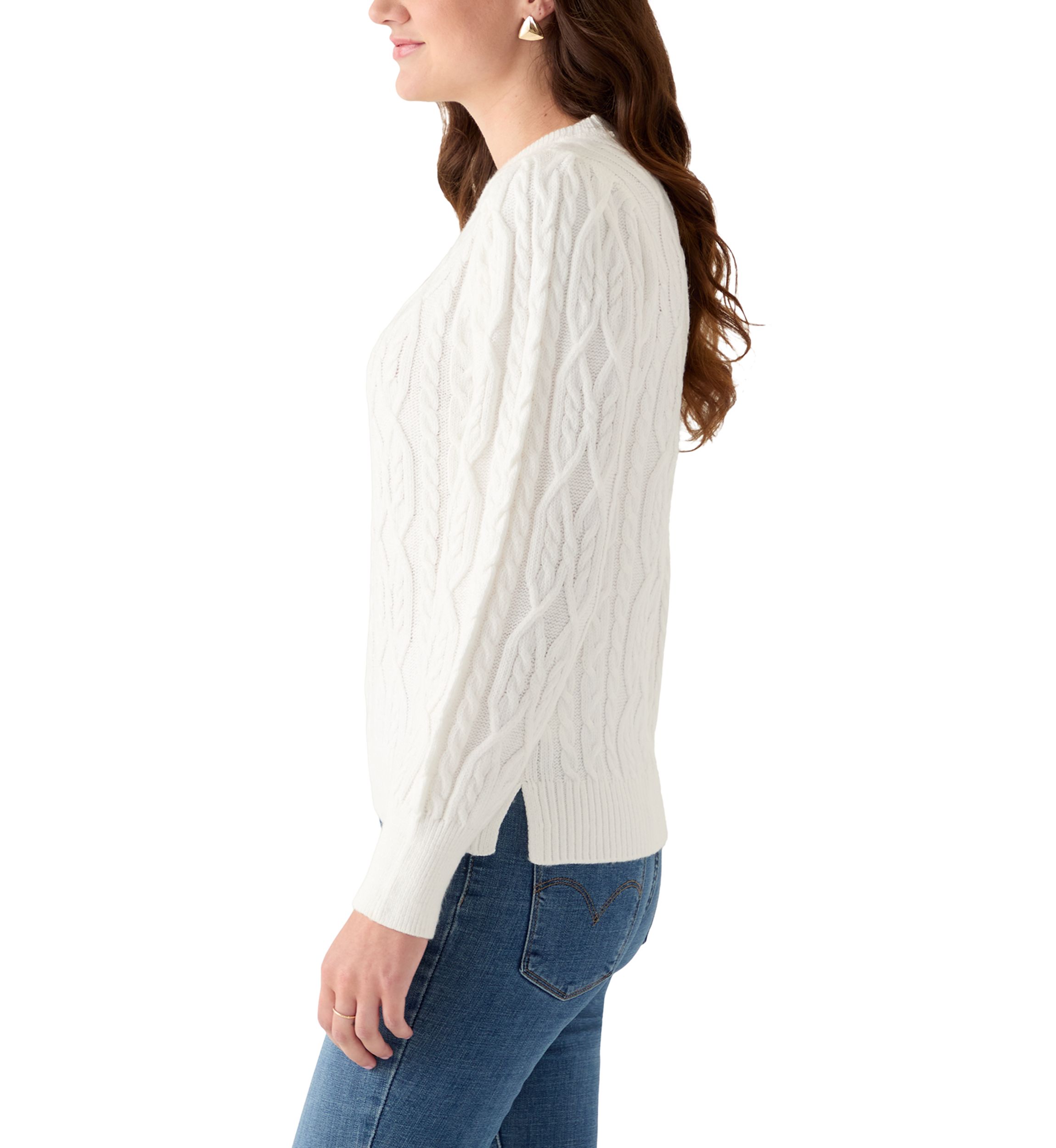 Womens Cable Sweater