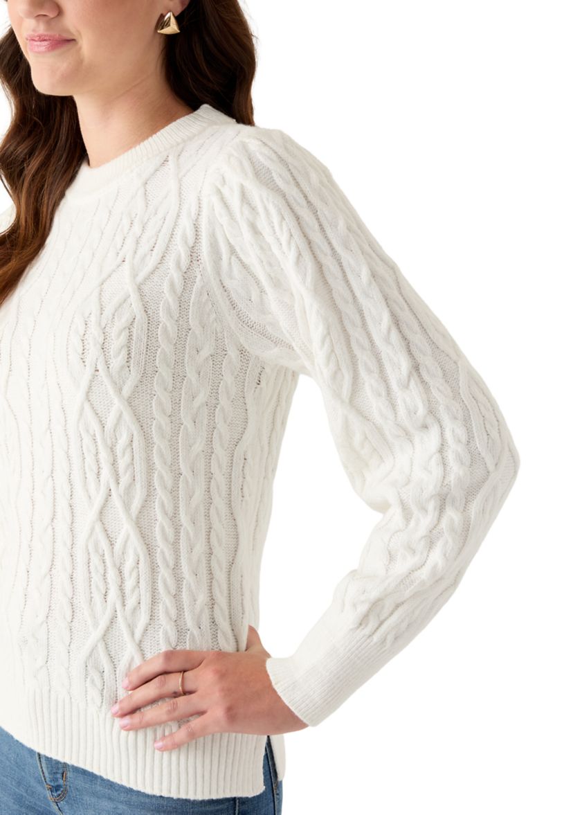 Womens Cable Sweater