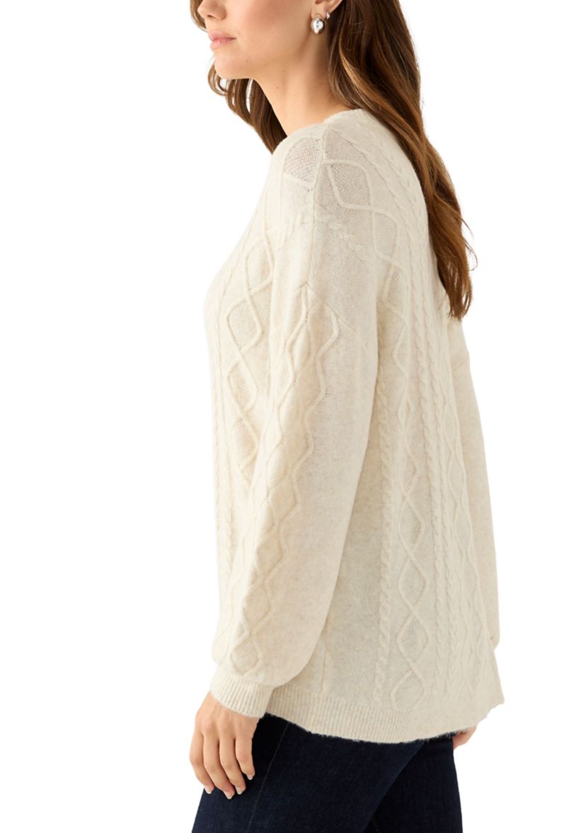 Womens Long Sleeve Tunic Sweater