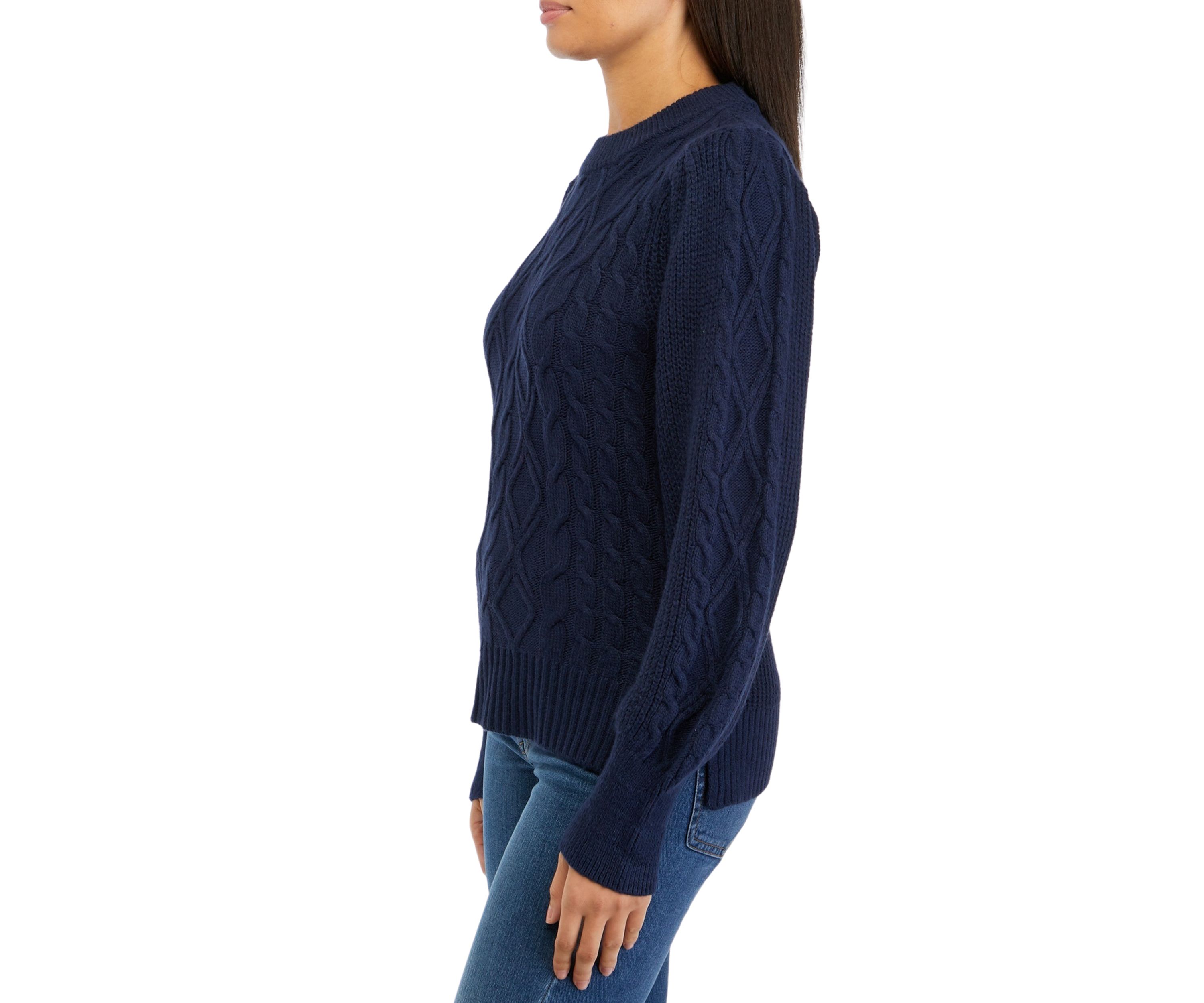 Petite Essential Cable Knit Sweater