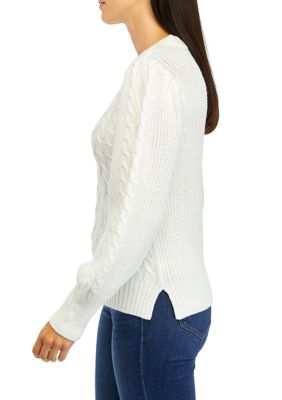 Women's Essential Cable Knit Sweater