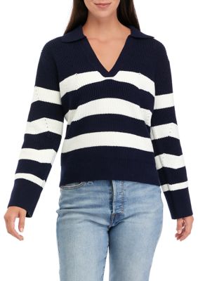 Women's Collared Sweater