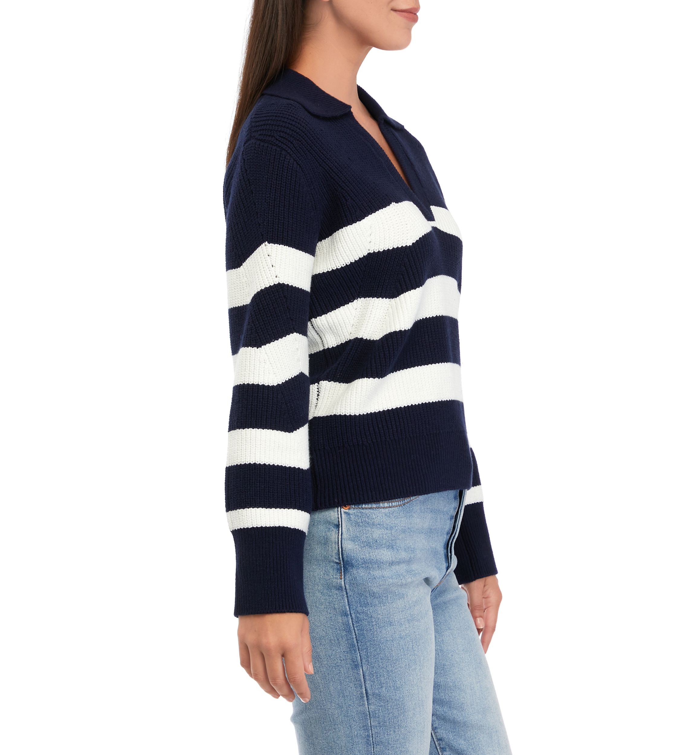 Womens Collared Sweater 