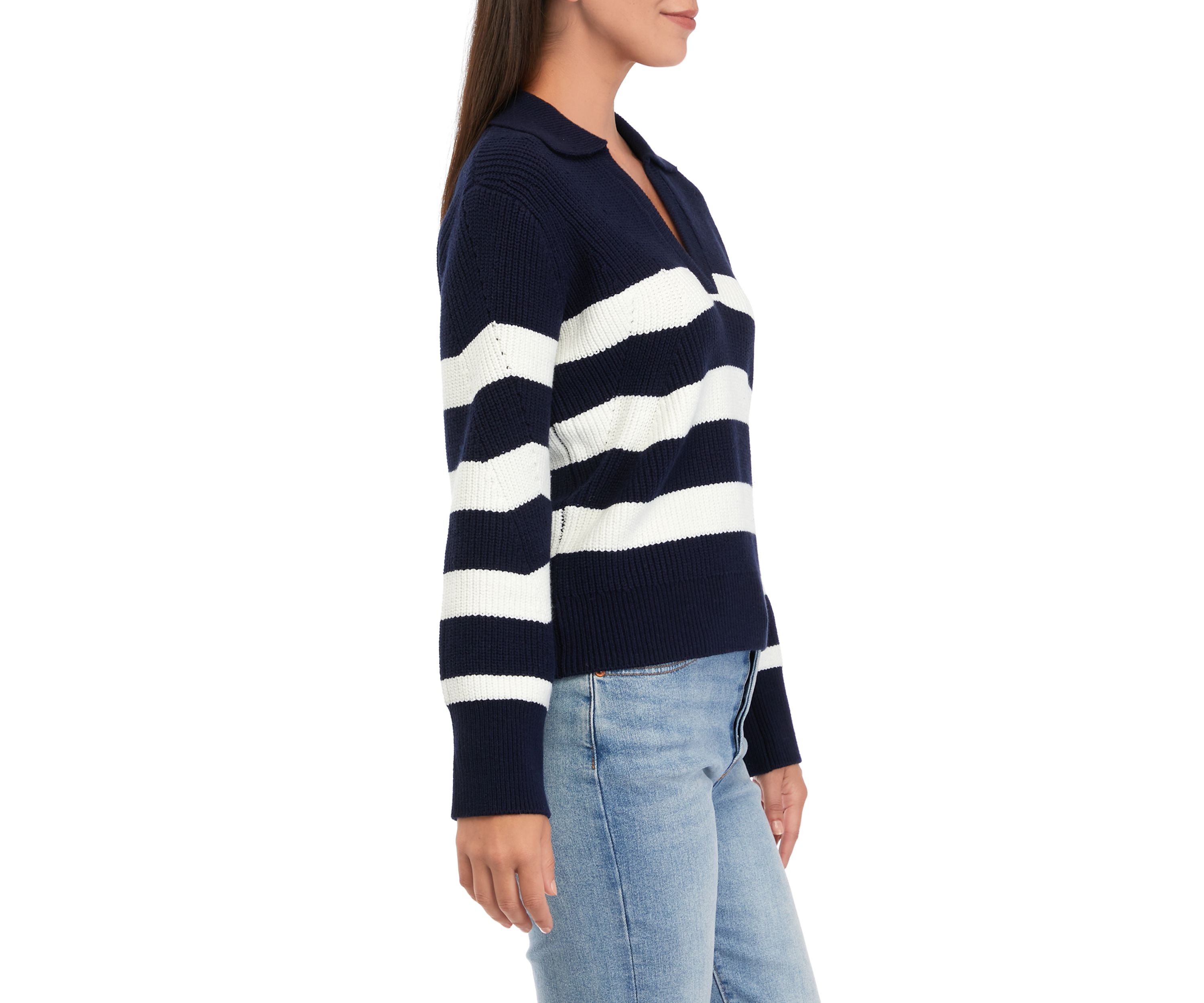 Womens Collared Sweater 