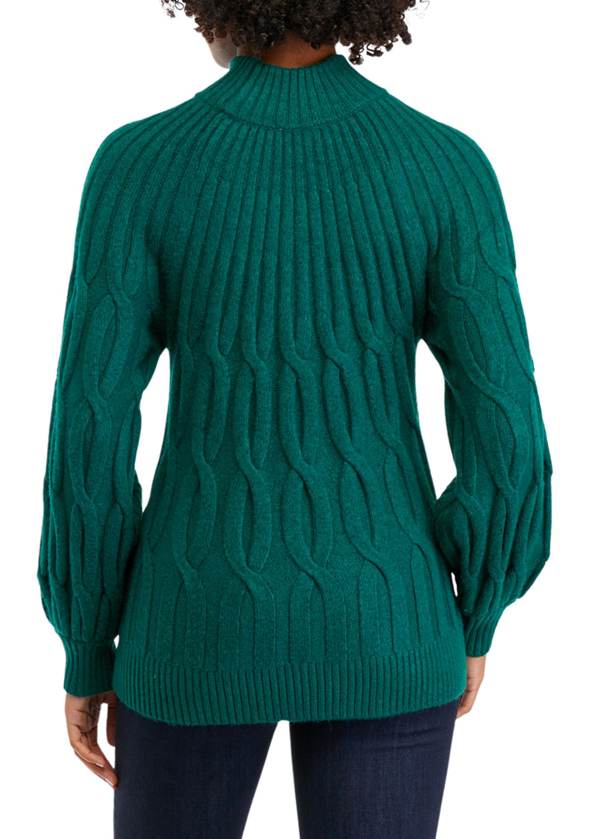 Womens Cascade Cable Knit Sweater