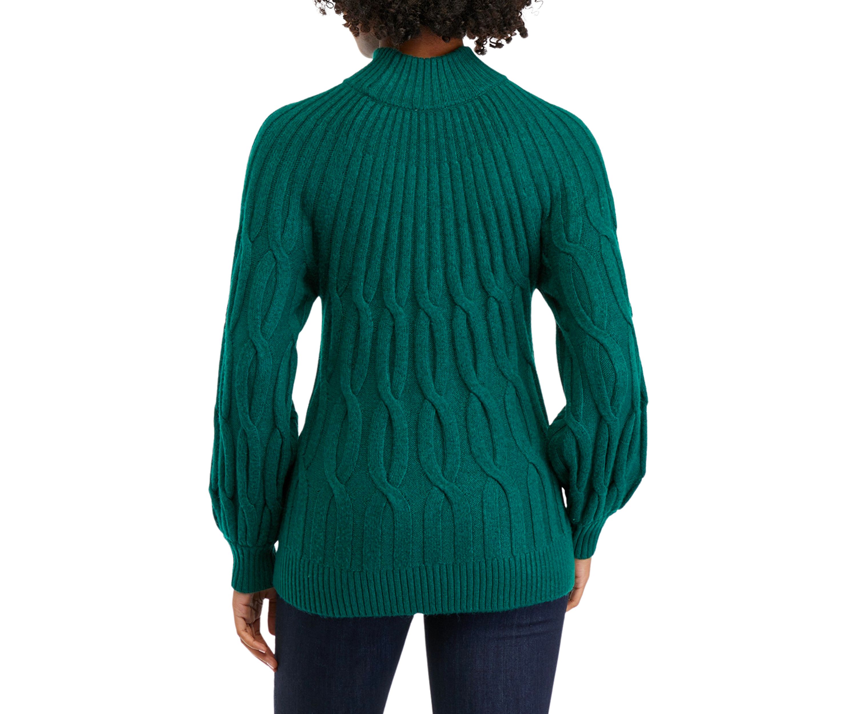 Womens Cascade Cable Knit Sweater