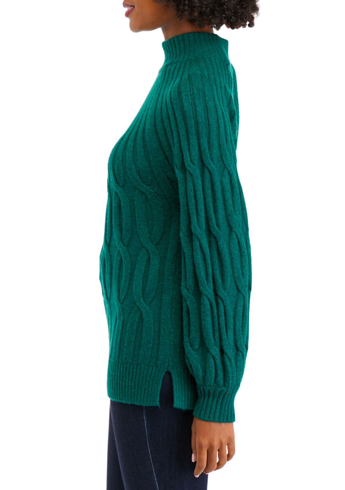 Womens Cascade Cable Knit Sweater