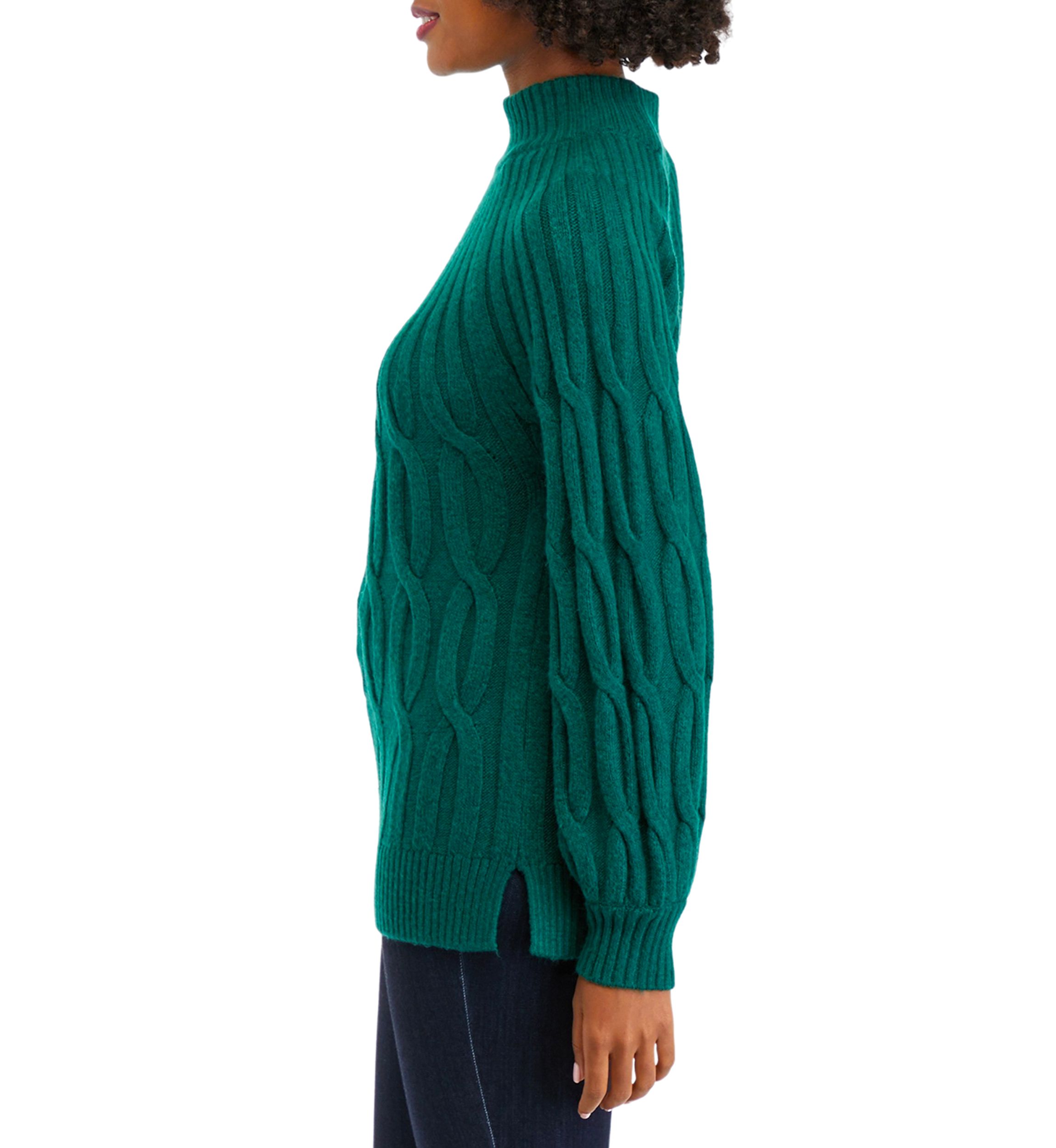 Womens Cascade Cable Knit Sweater