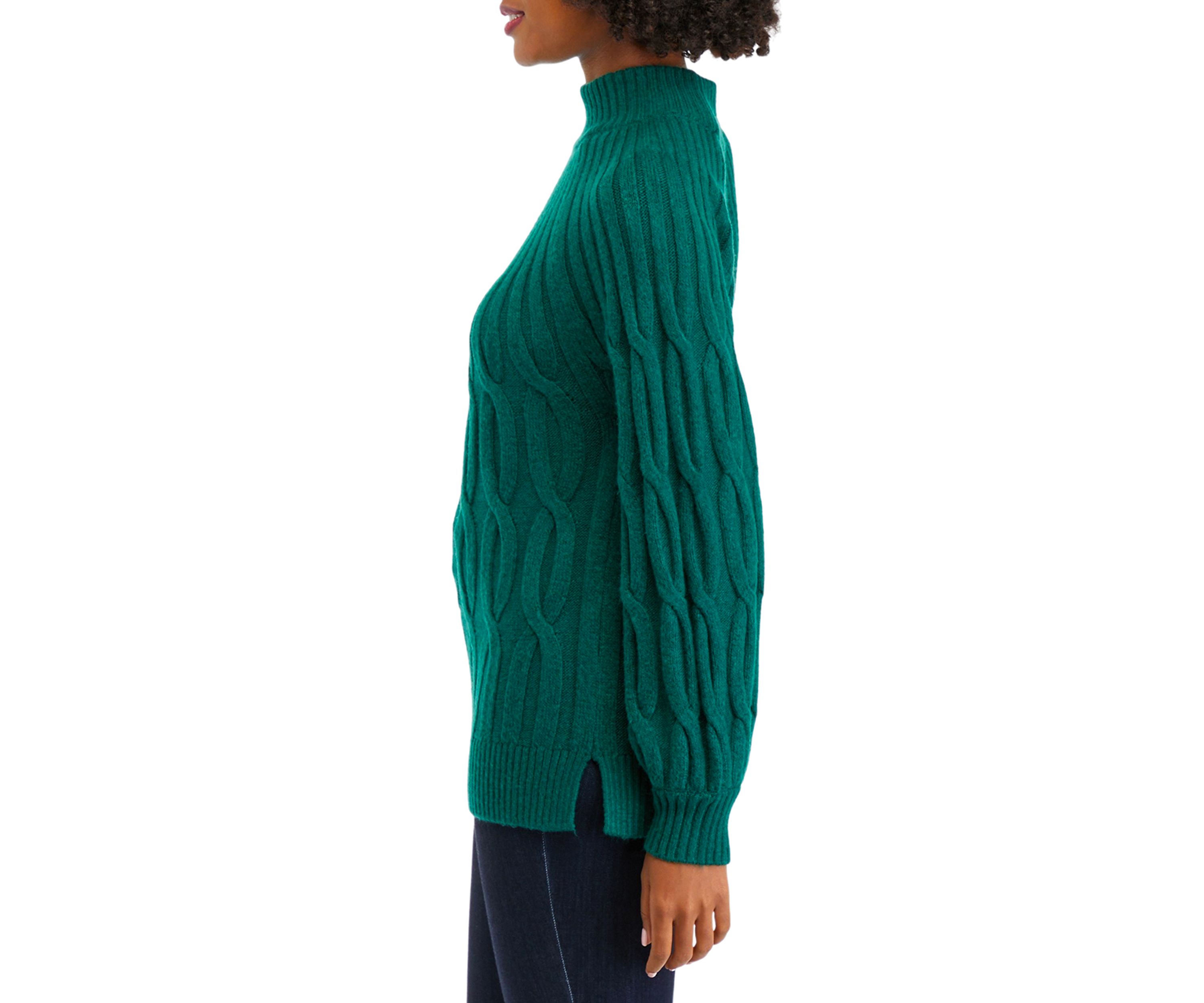 Womens Cascade Cable Knit Sweater