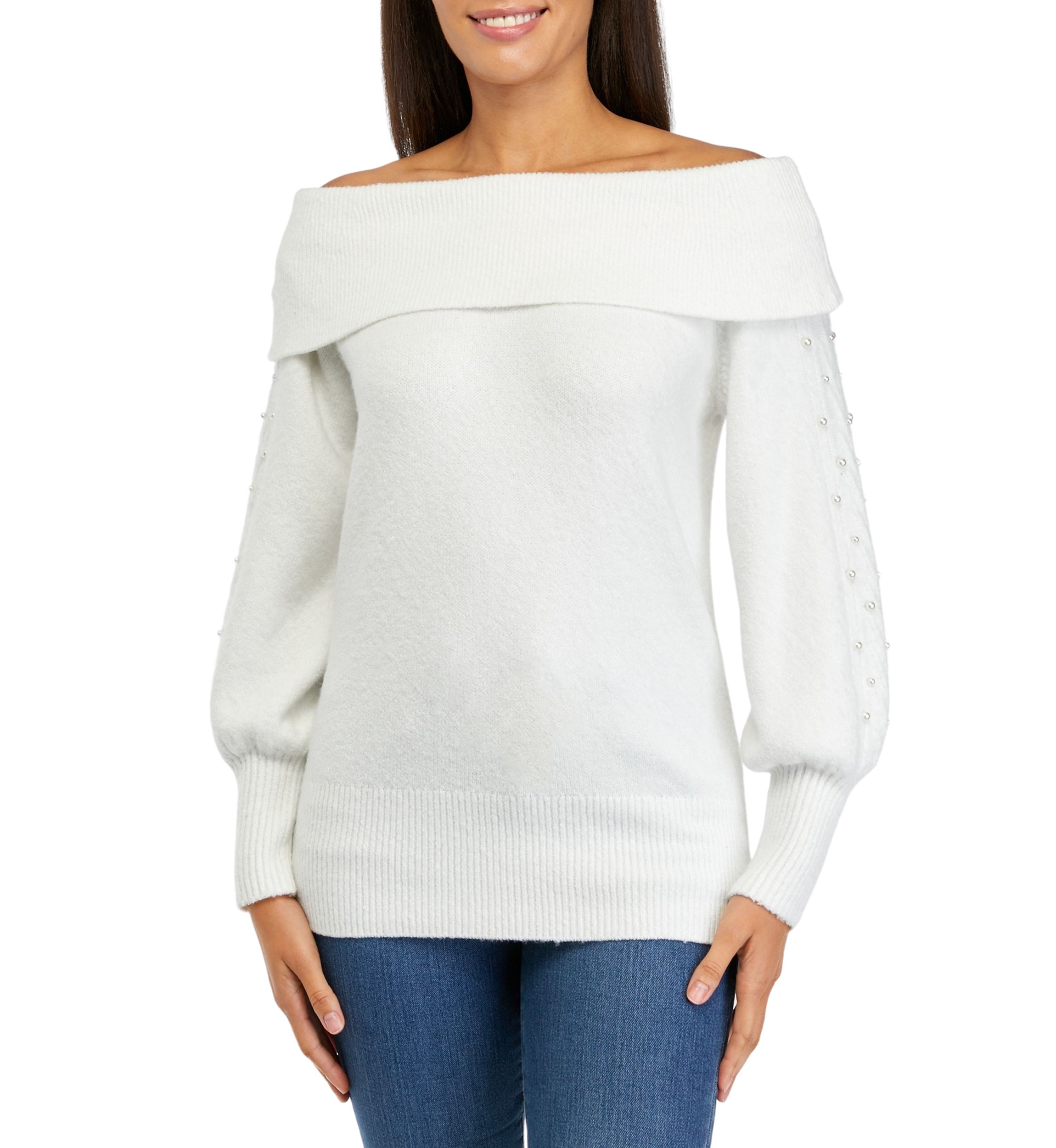 Womens Marilyn Pearl Sweater