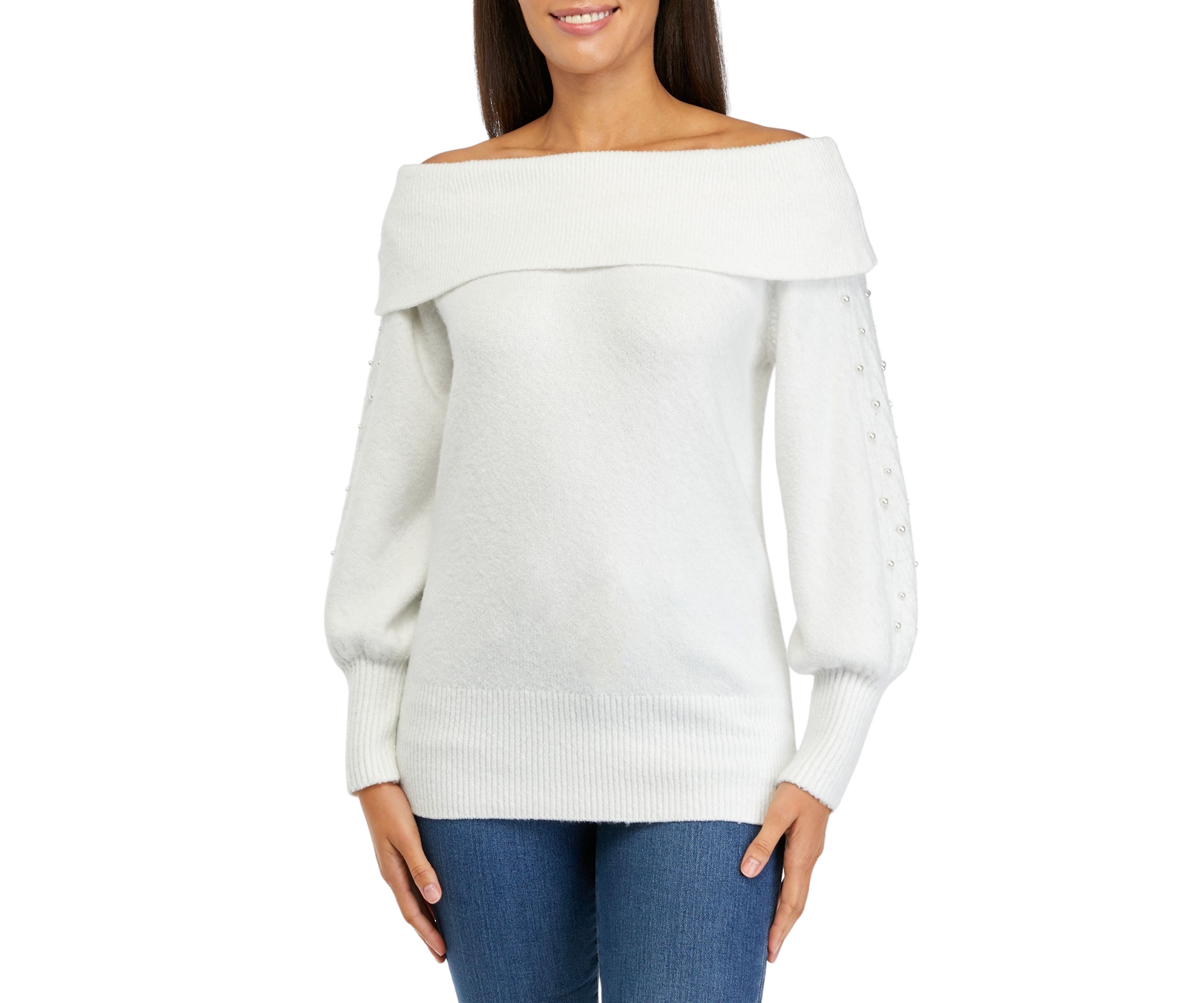 Womens Marilyn Pearl Sweater