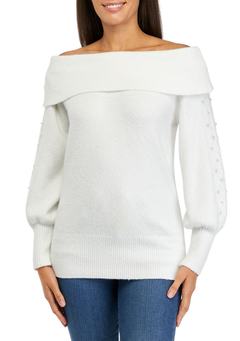 Womens Marilyn Pearl Sweater