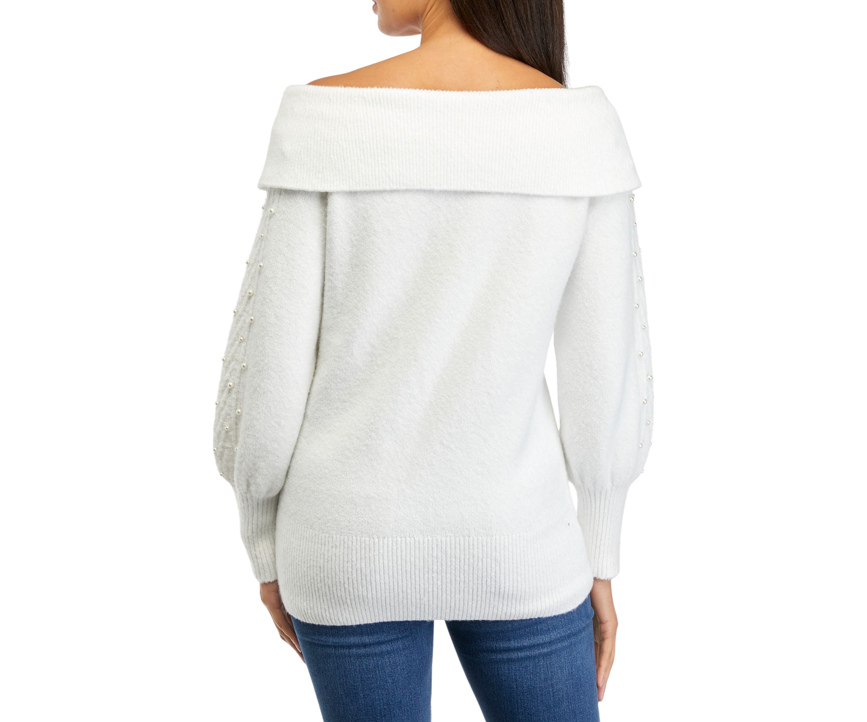Womens Marilyn Pearl Sweater