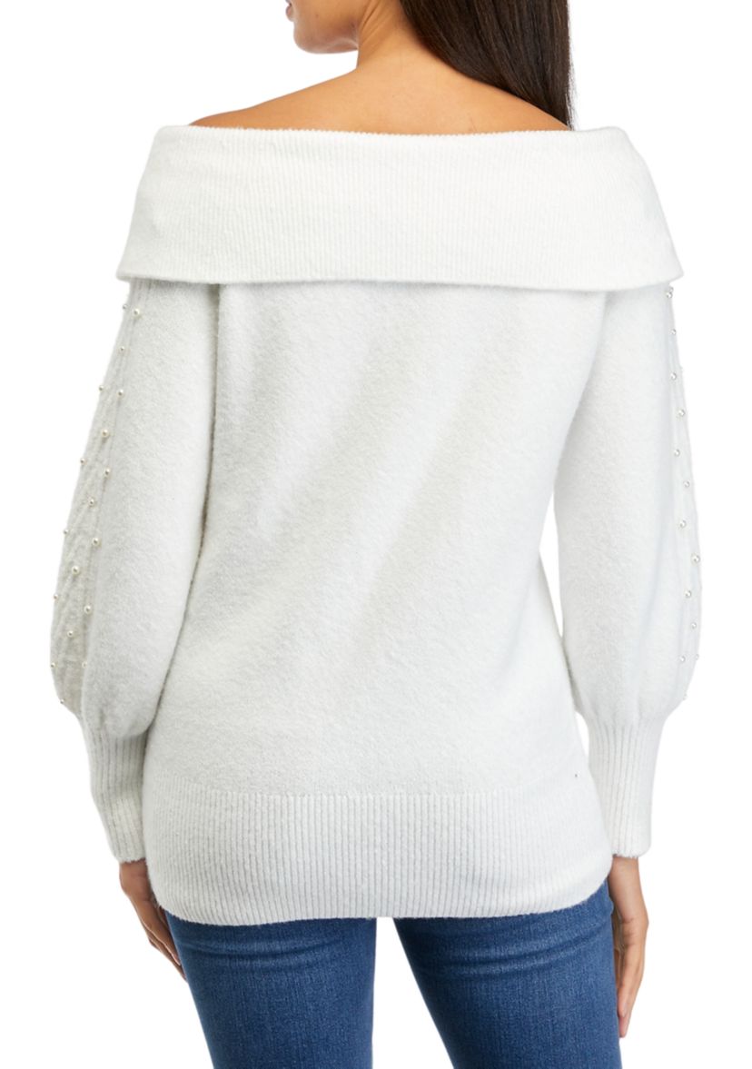 Womens Marilyn Pearl Sweater