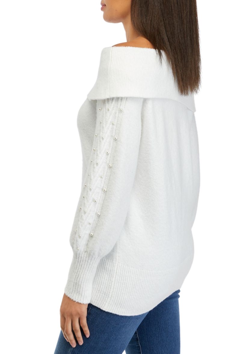Womens Marilyn Pearl Sweater