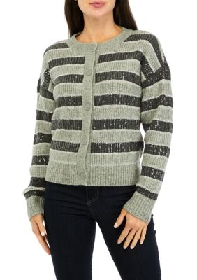 Women's Stripe Shine Cardigan