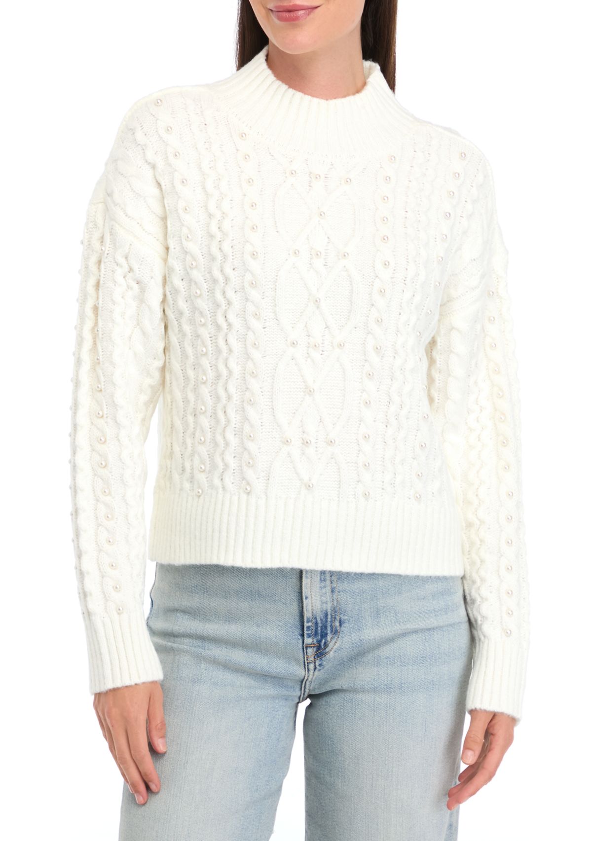 Womens Pearl Sweater