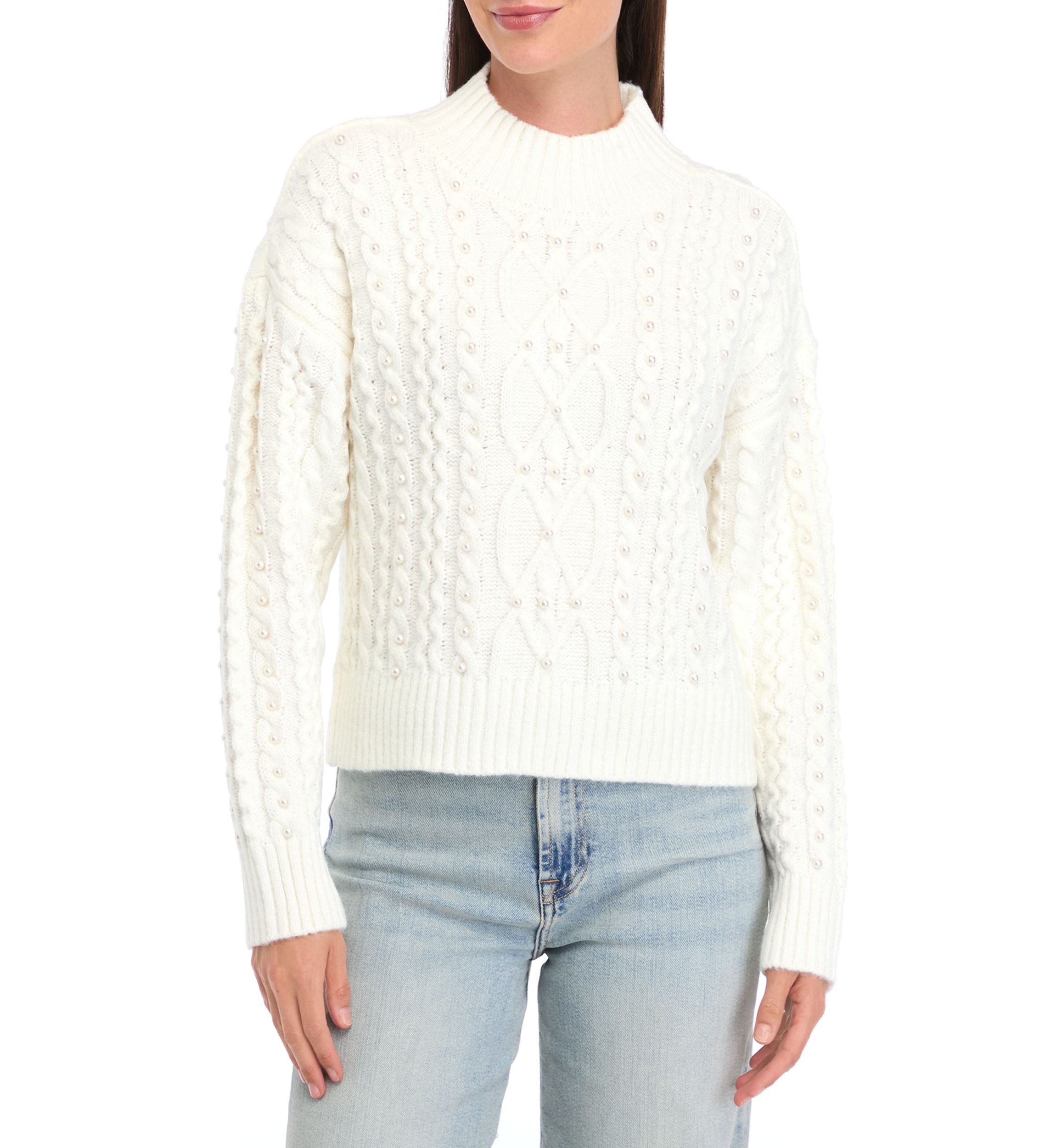 Womens Pearl Sweater
