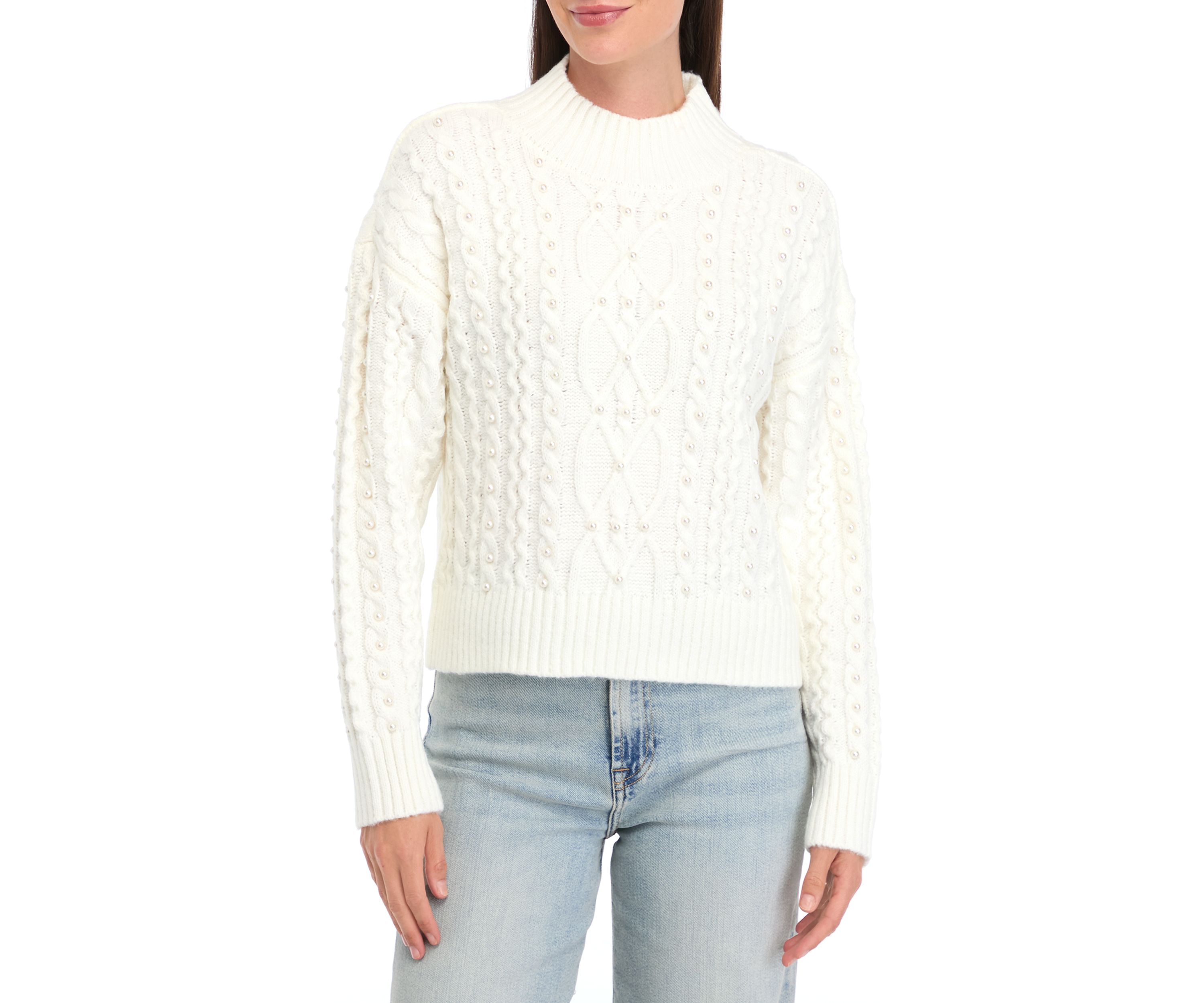 Womens Pearl Sweater