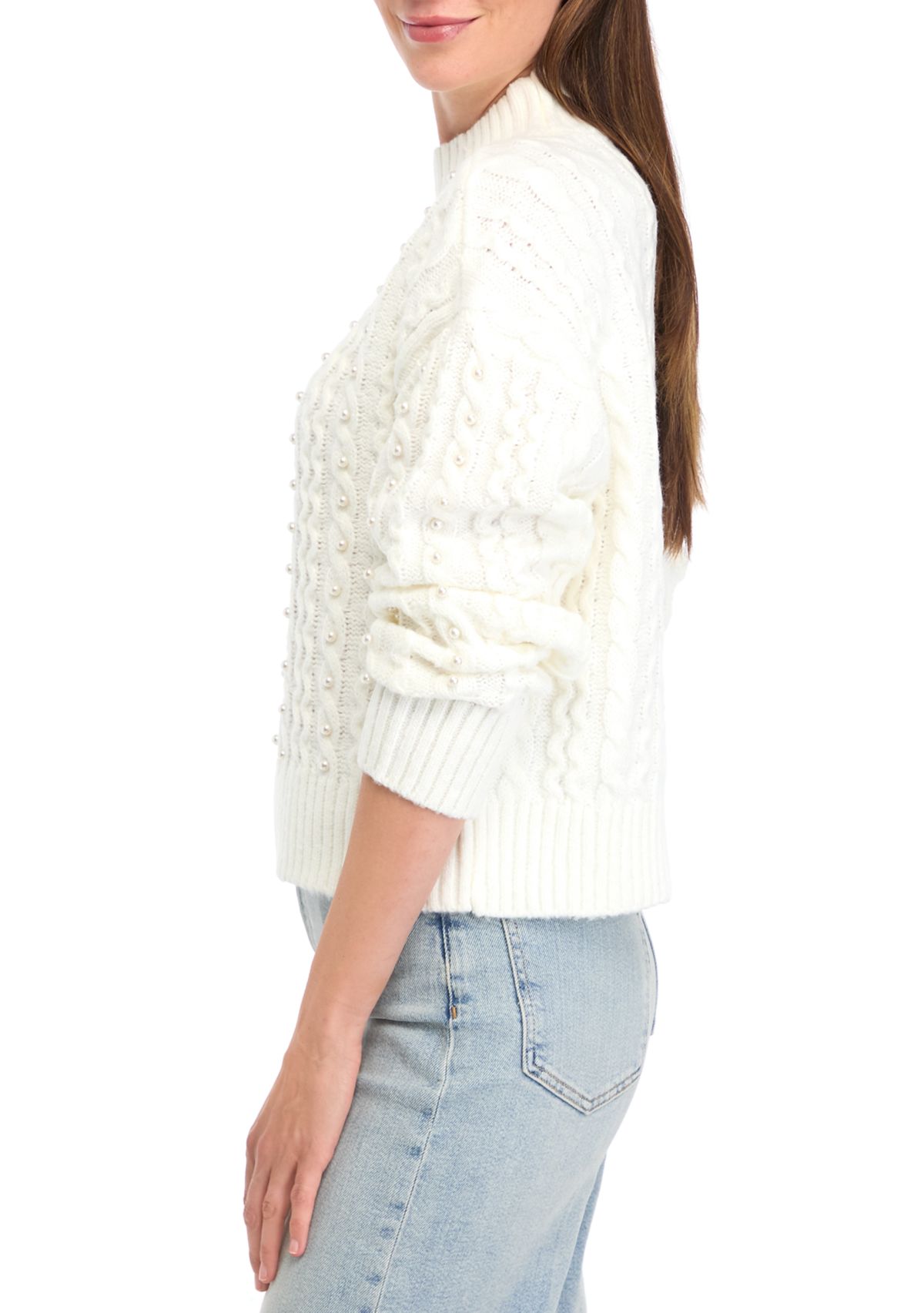 Womens Pearl Sweater