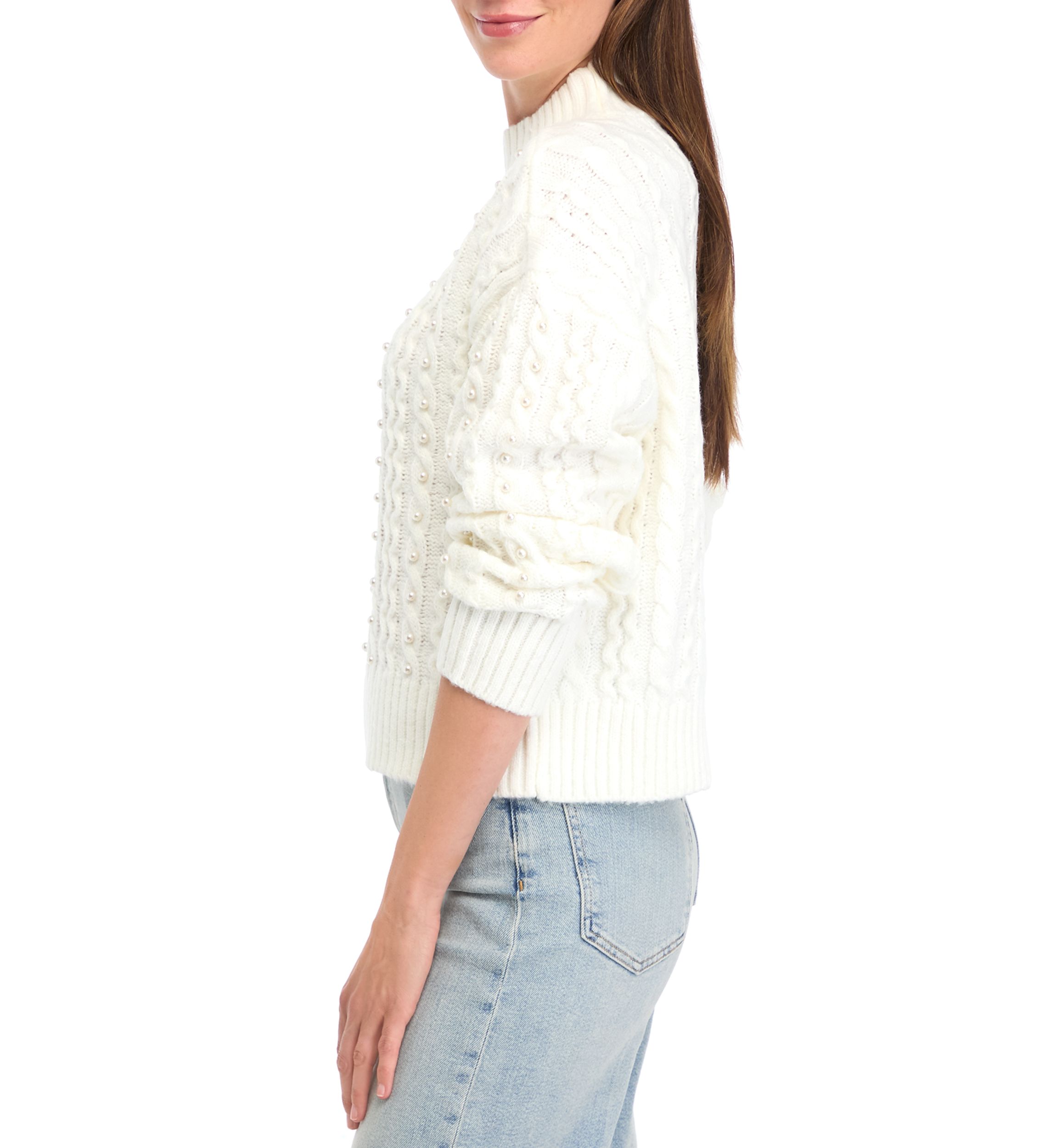 Womens Pearl Sweater