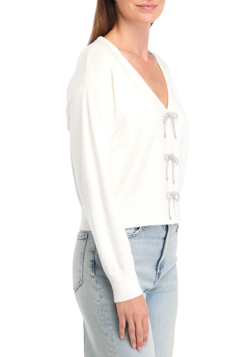 Womens Bow Cardigan