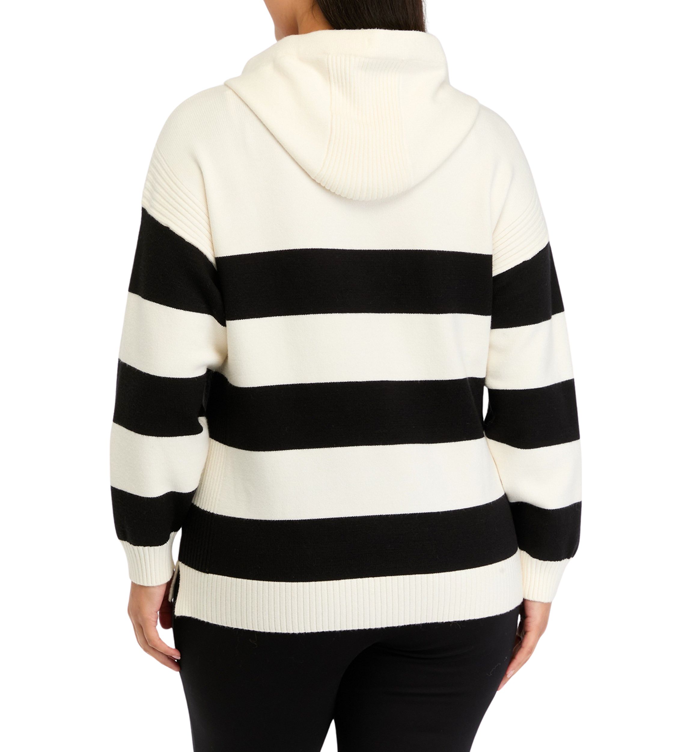 Plus Size Ribbon Pullover Sweatshirt