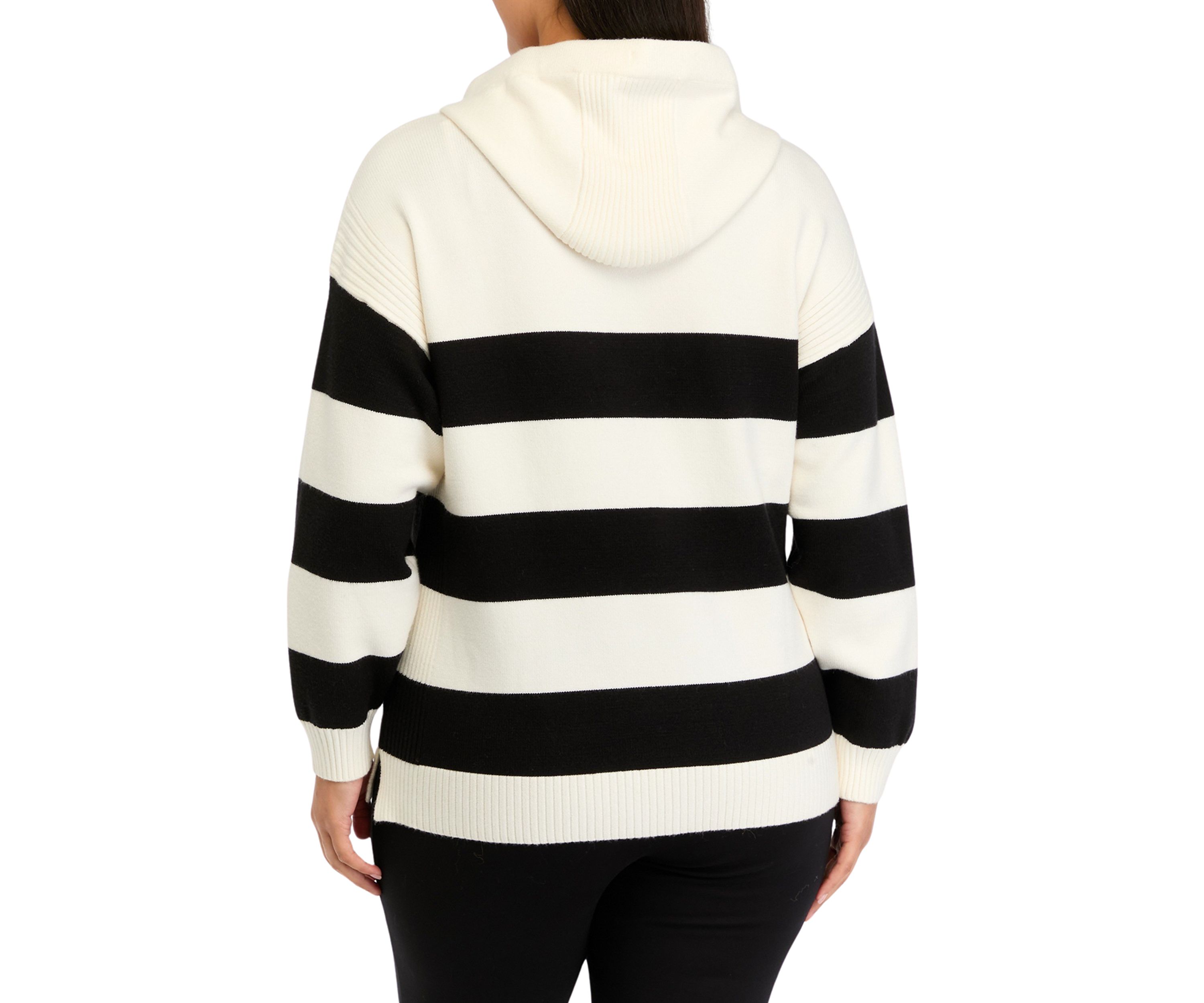 Plus Size Ribbon Pullover Sweatshirt