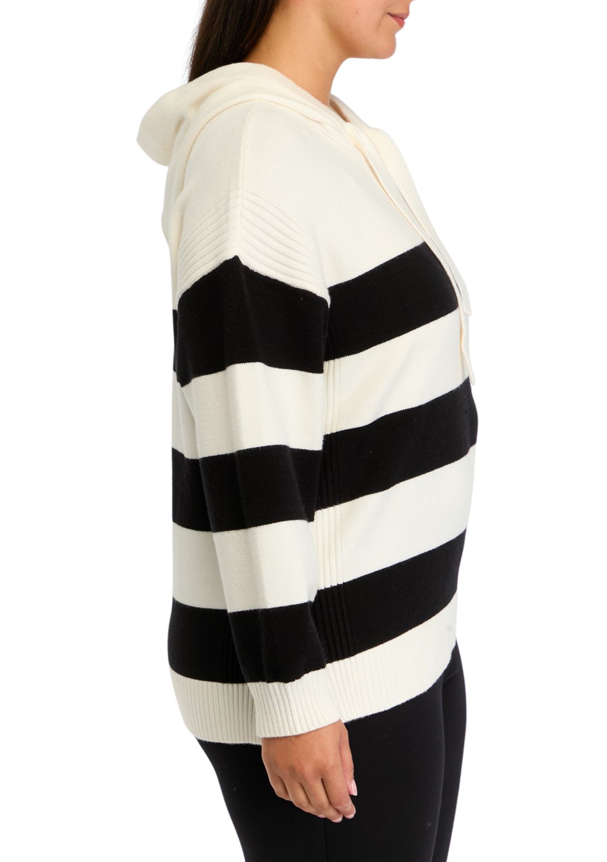 Plus Size Ribbon Pullover Sweatshirt