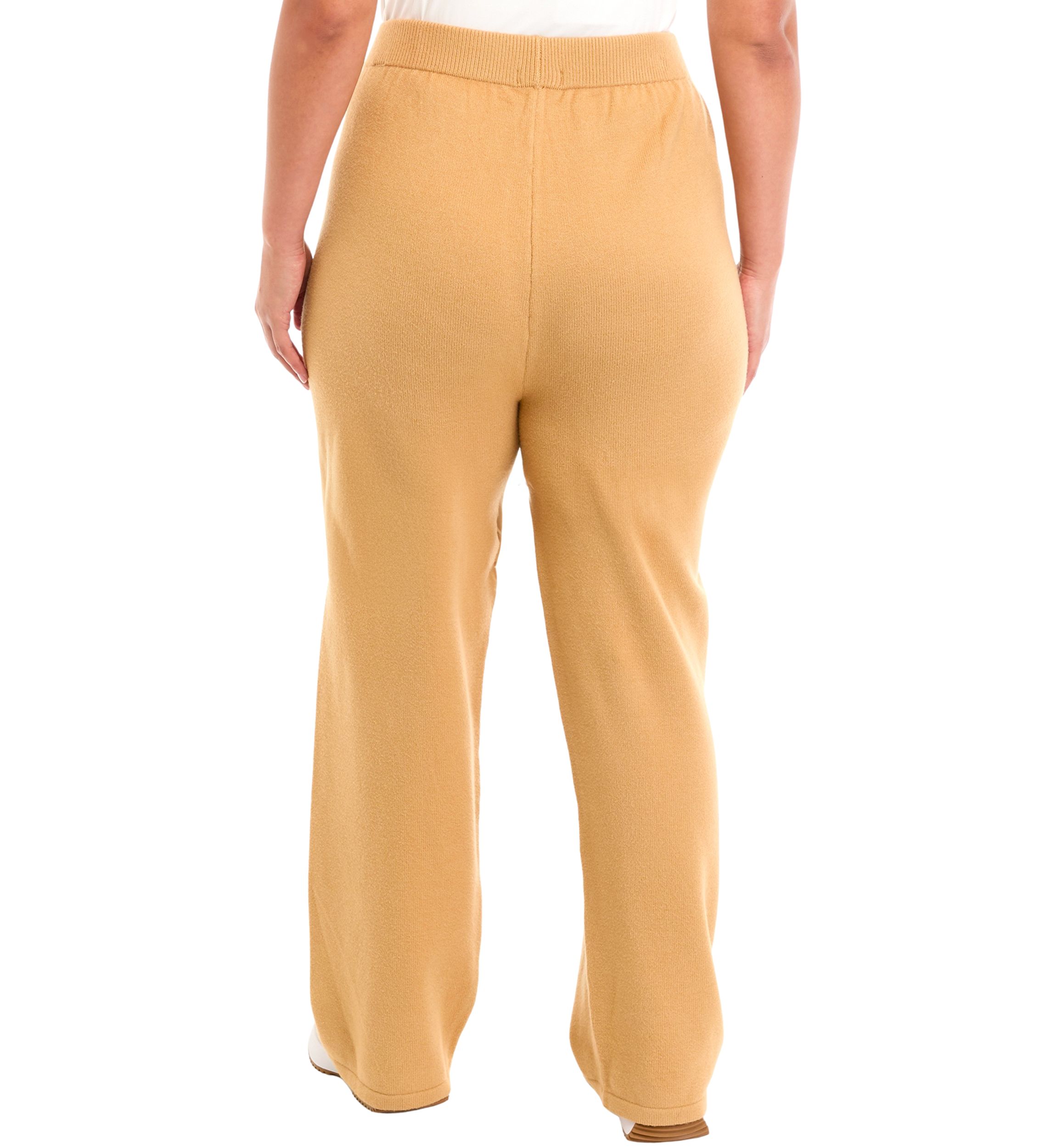 Plus Size Wide Leg Sweater Pants