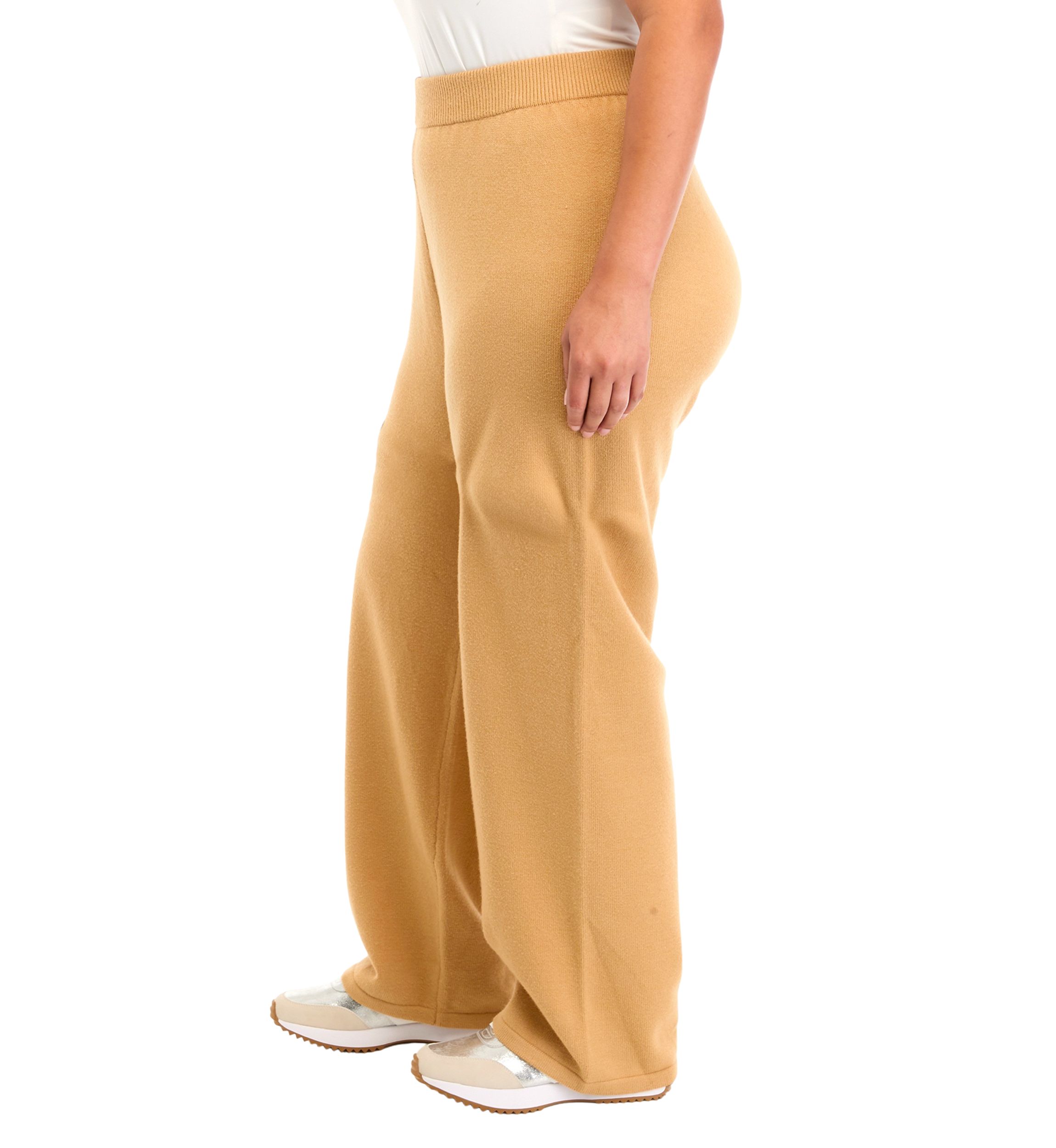 Plus Size Wide Leg Sweater Pants