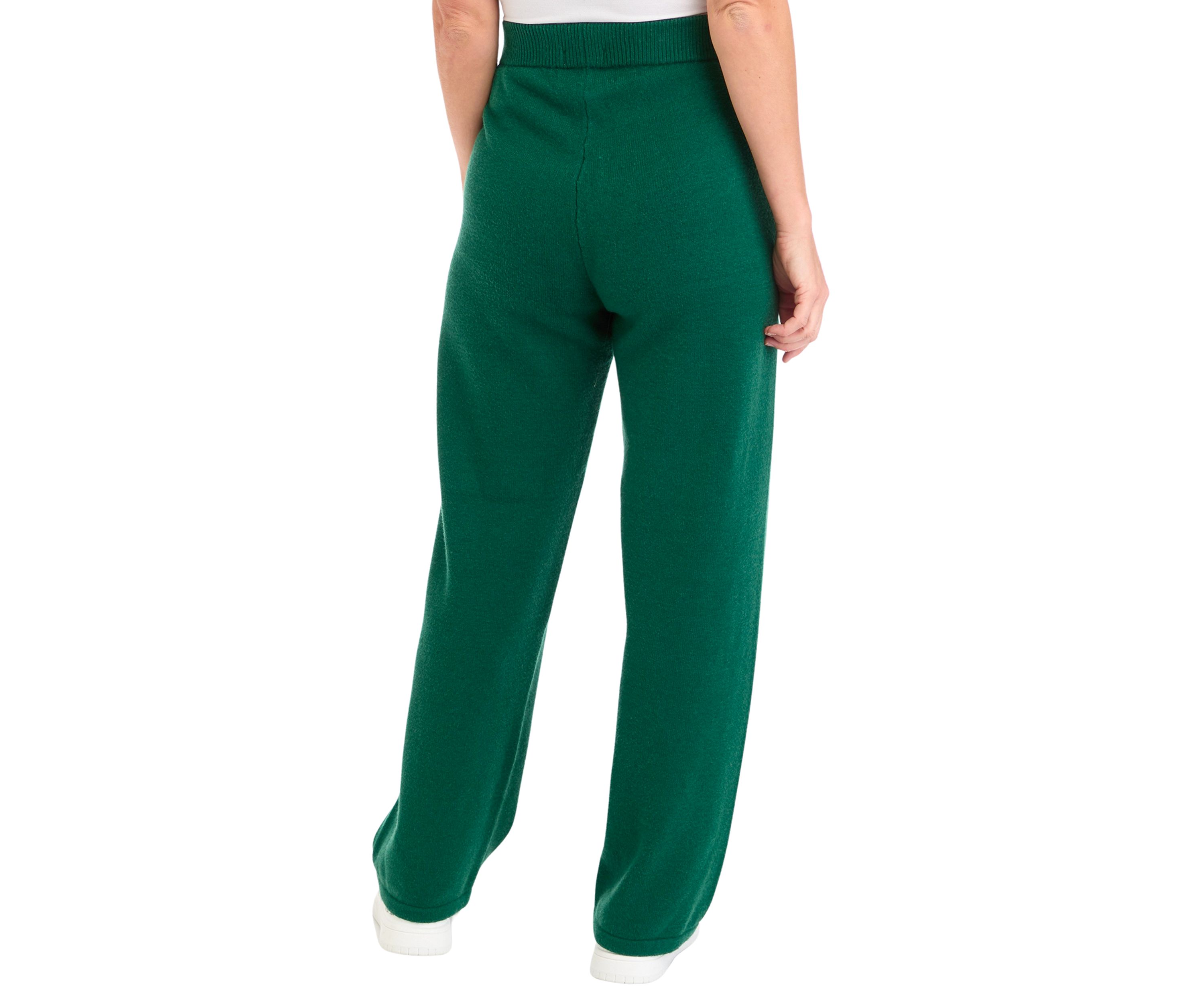 Womens Wide Leg Sweater Pants 