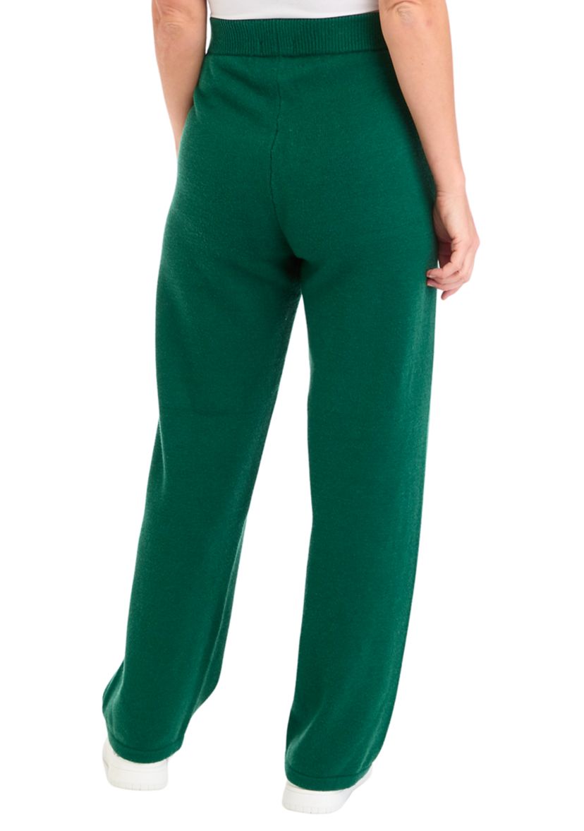 Womens Wide Leg Sweater Pants 