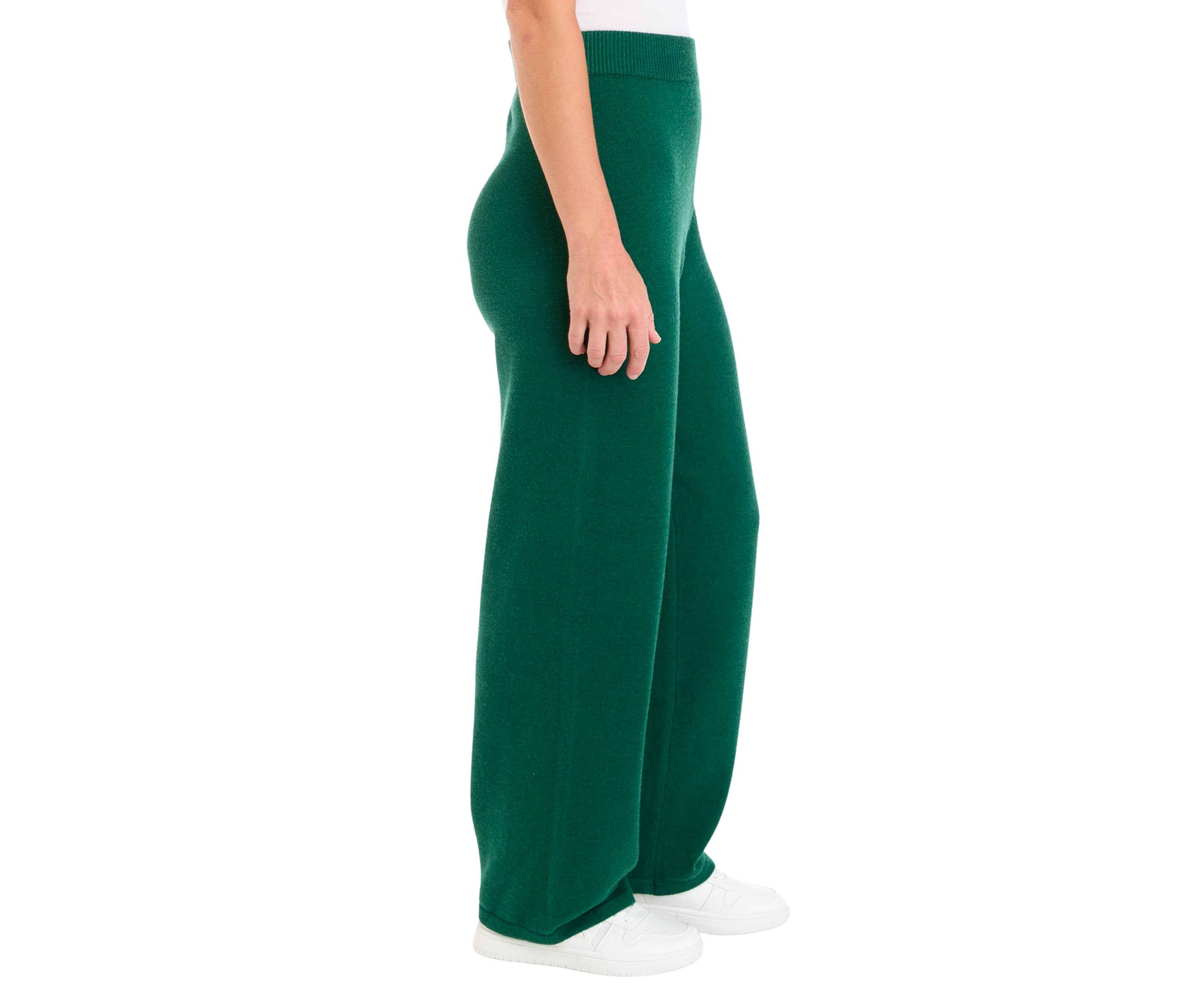 Womens Wide Leg Sweater Pants 