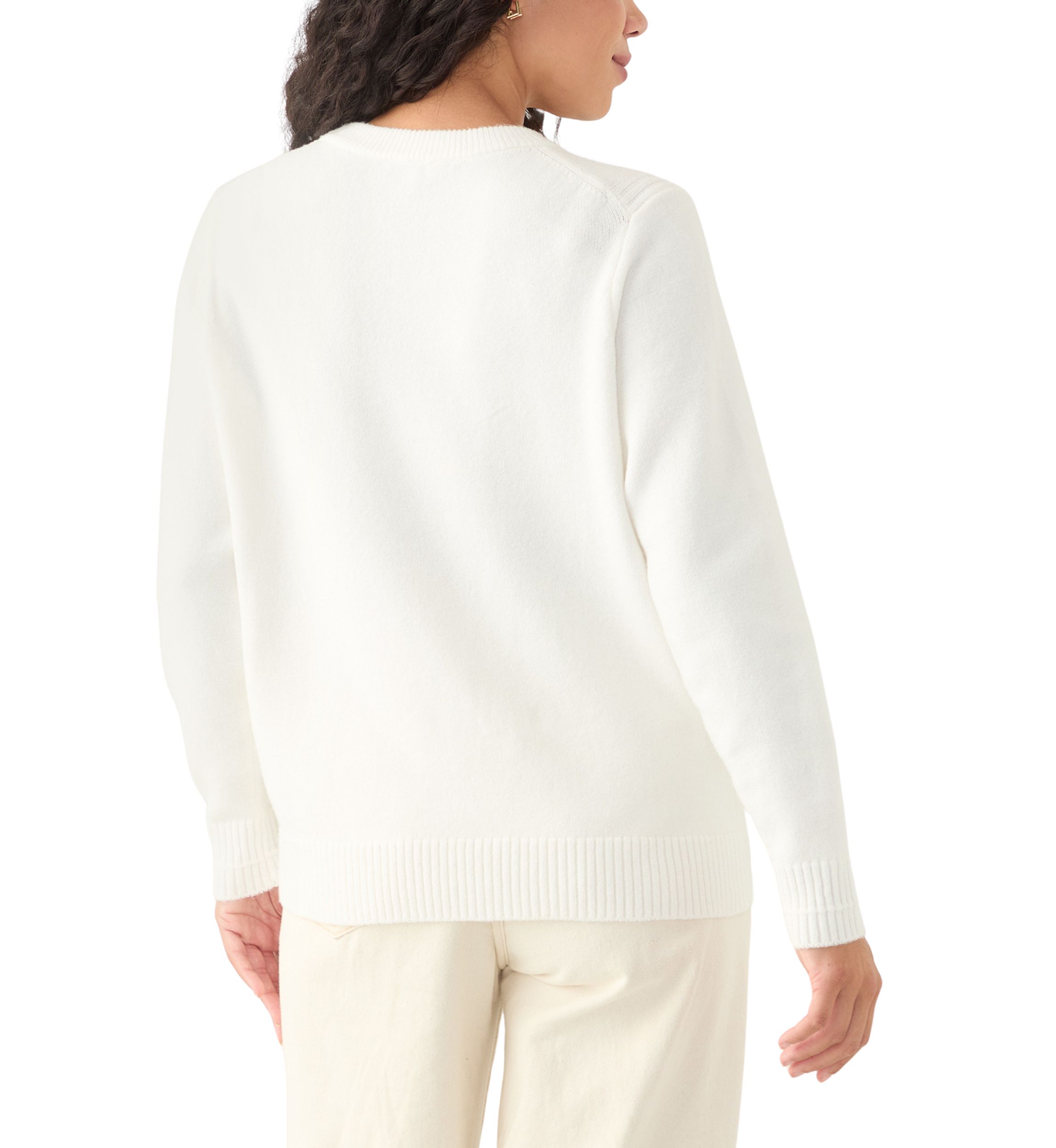 Petite Side Rib Pullover Sweater 
